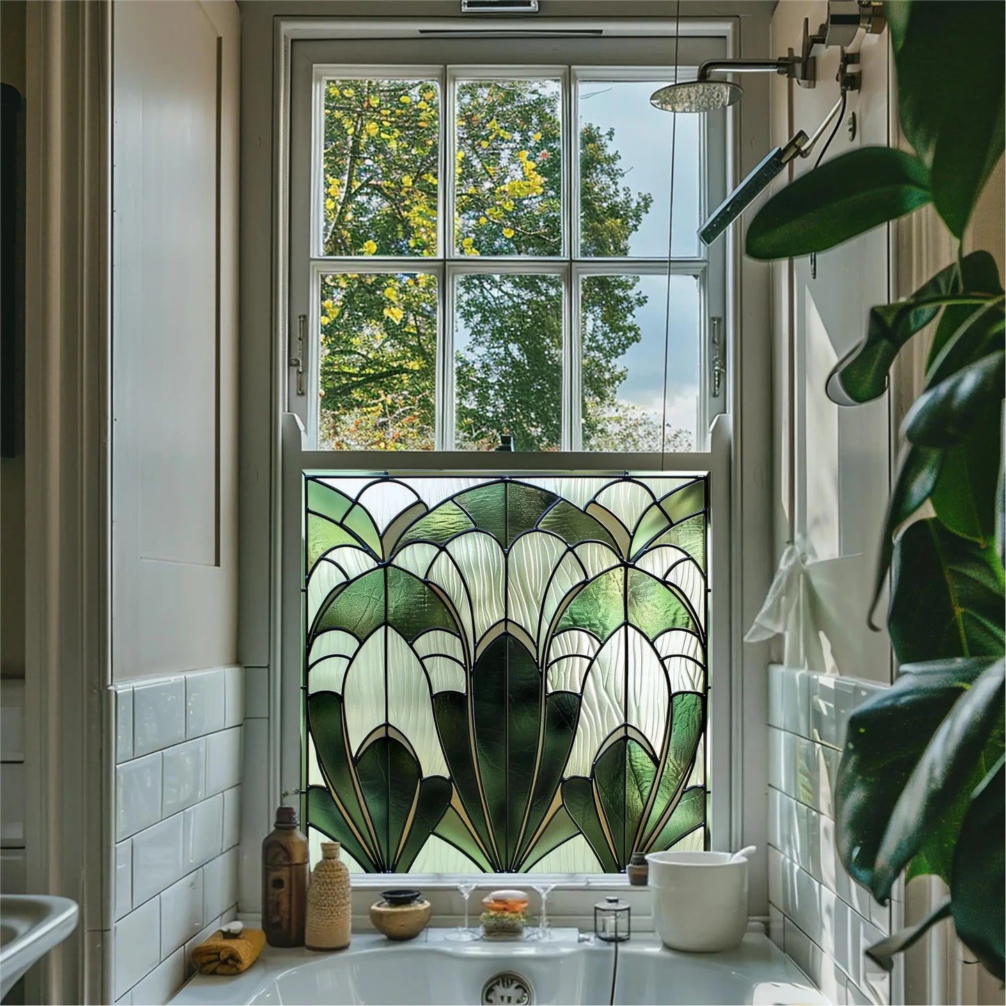 Nanto Privacy Stained Glass Window Film Creative Windows