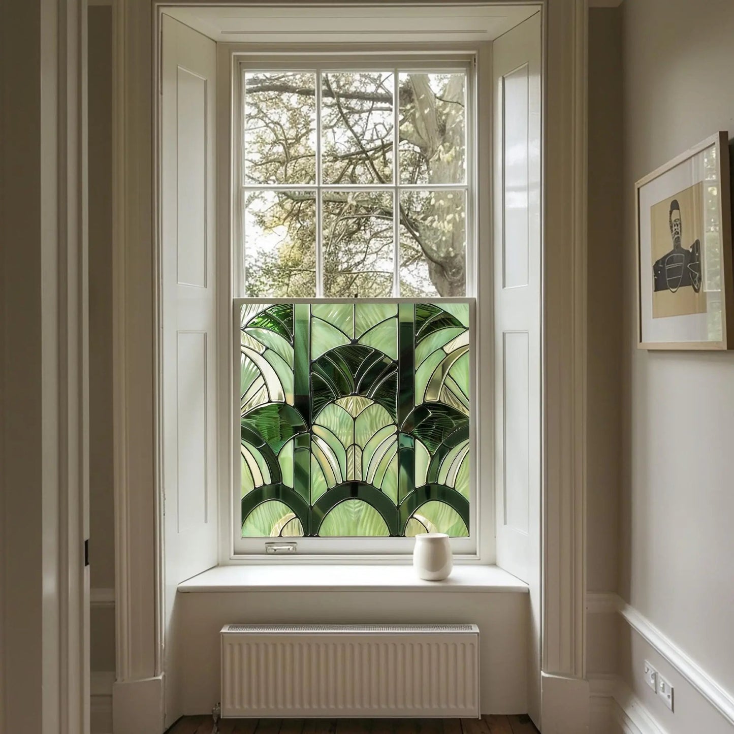 Arzana Stained Glass Privacy Window Film Creative Windows