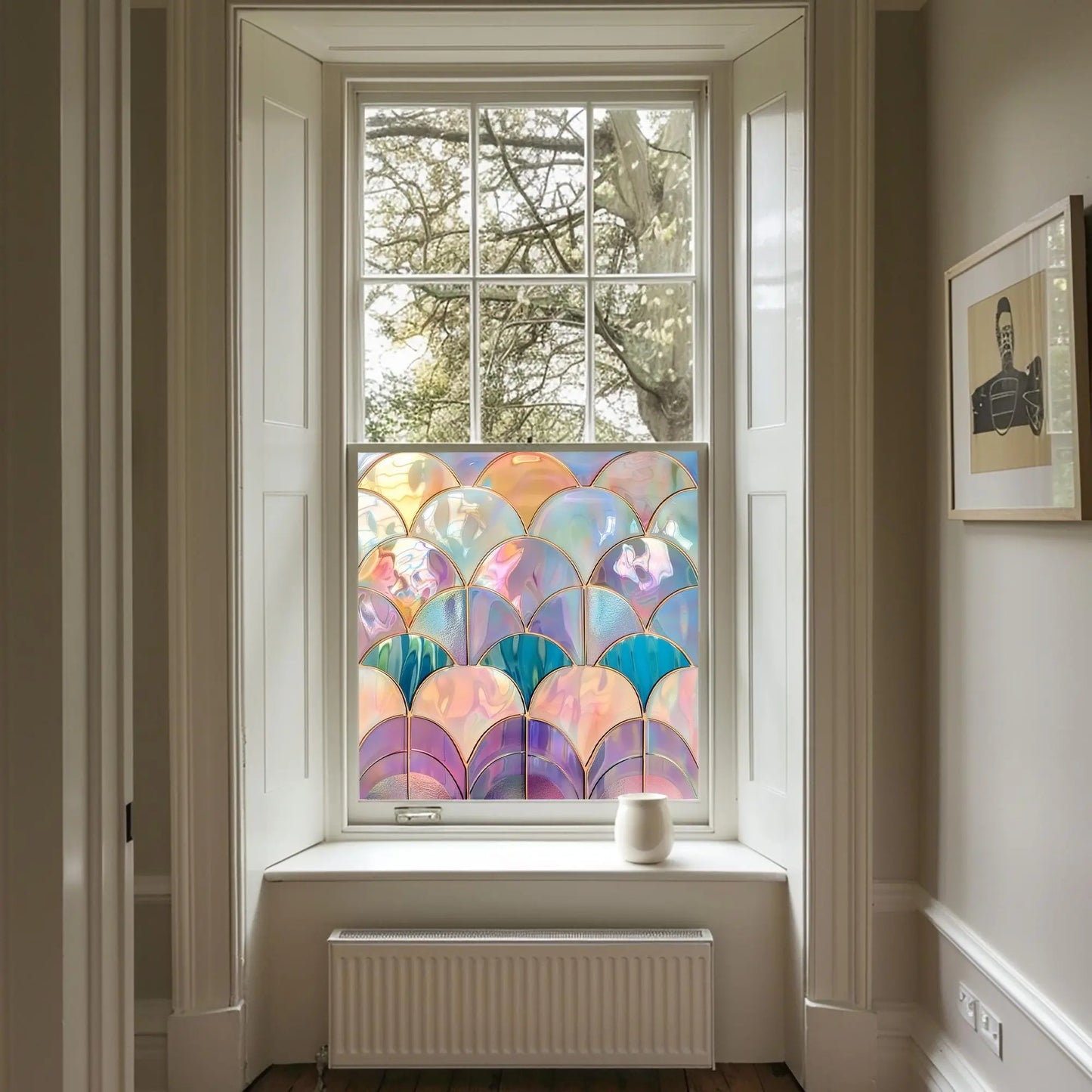 Aosta Privacy Stained Glass Window Film Creative Windows