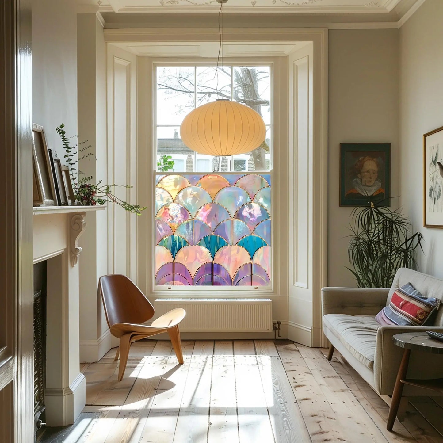 Aosta Privacy Stained Glass Window Film Creative Windows