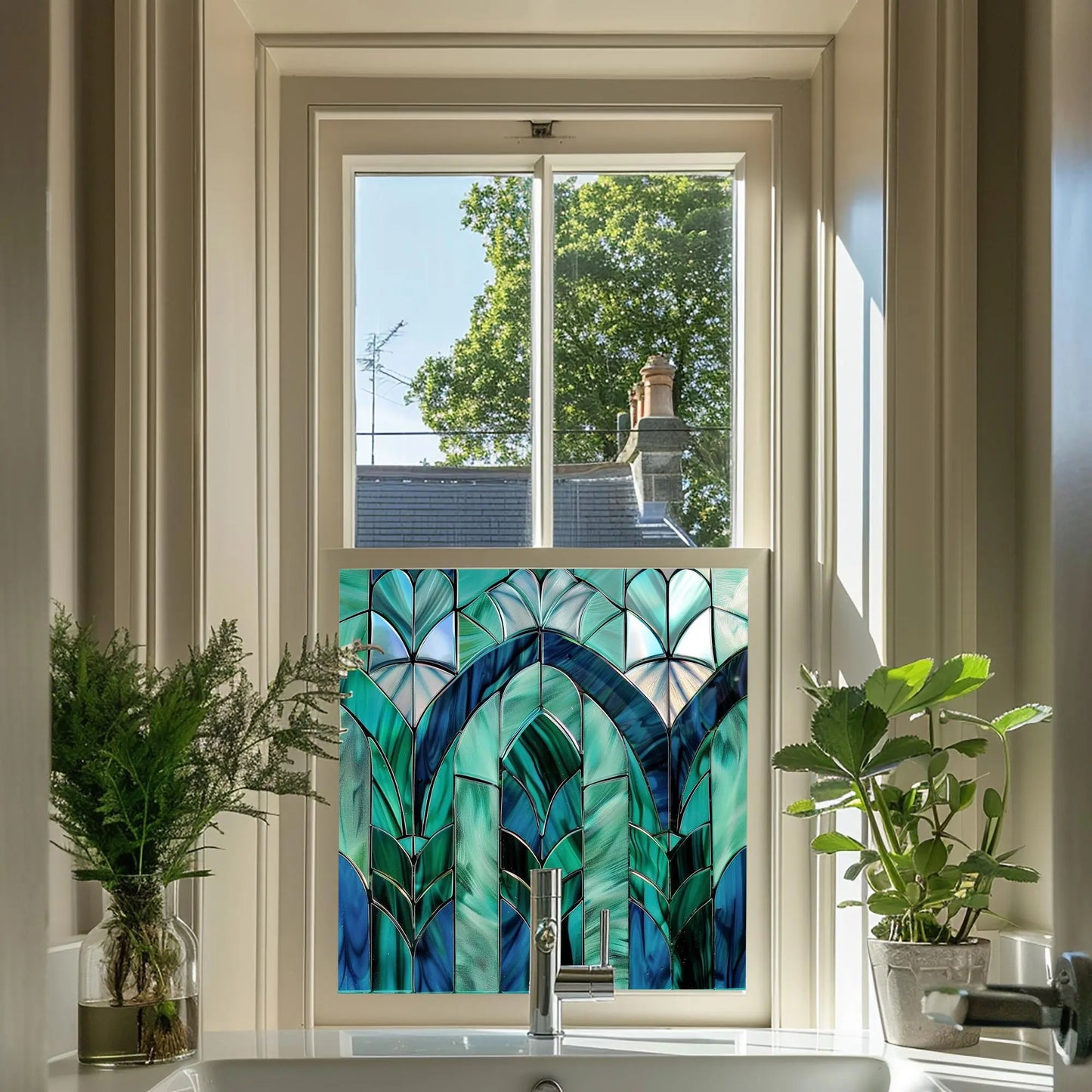 Zaragoza Art Deco Stained Glass Window Film Creative Windows