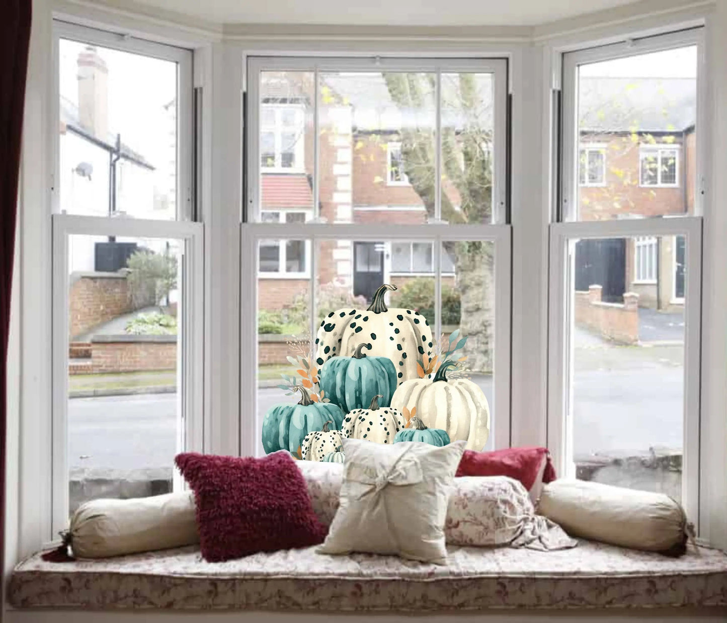 Pumpkin Window Decals Creative Windows