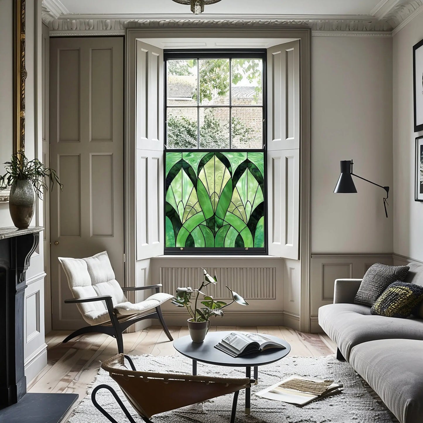 Vignone Art Deco Privacy Window Film Creative Windows