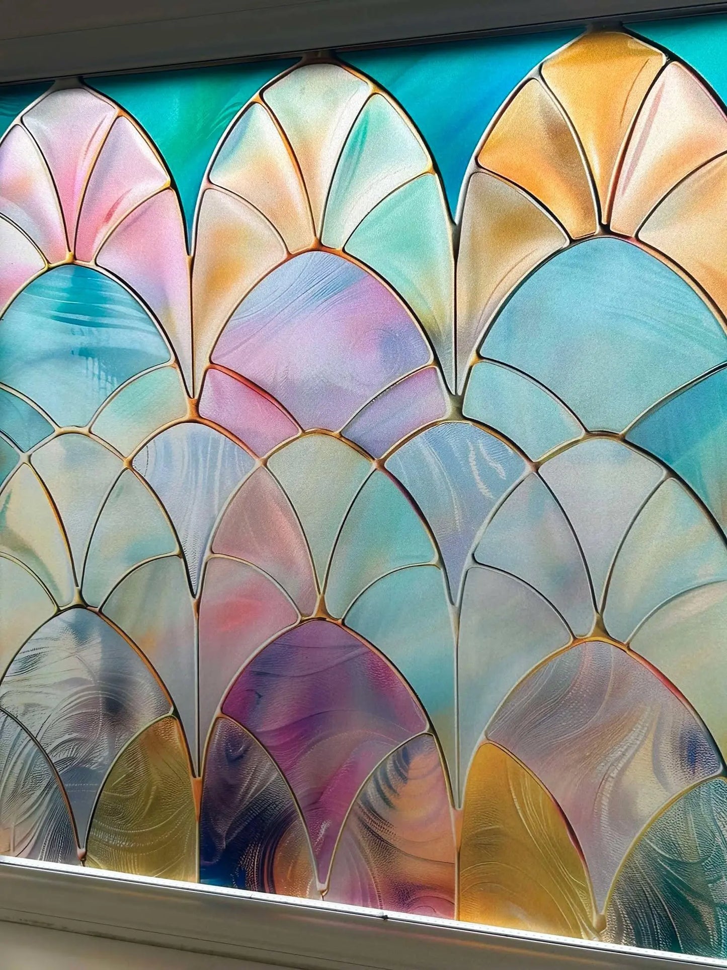 Tolfa Privacy Stained Glass Window Film Creative Windows