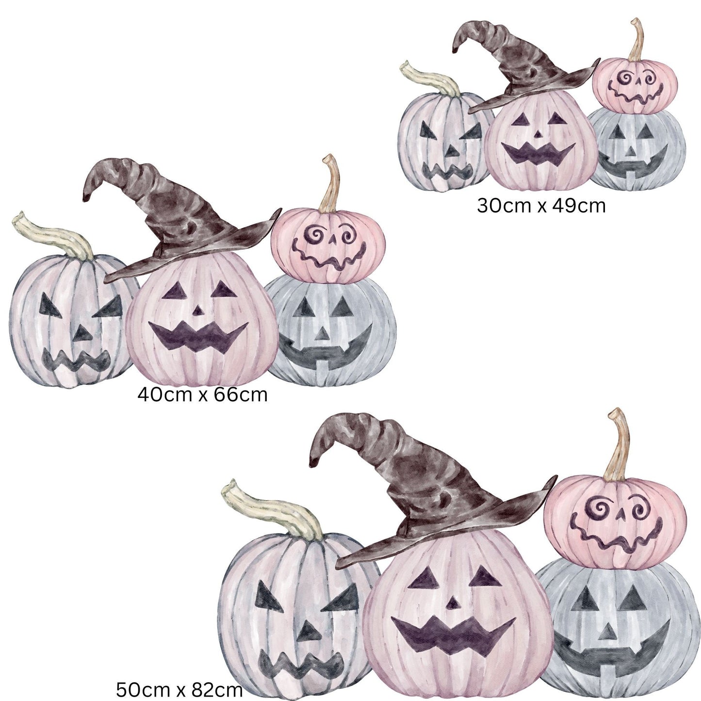 Pumpkin Window Stickers Creative Windows
