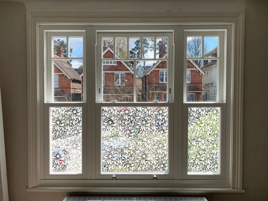 Feltre Floral Patterned Window Film Creative Windows
