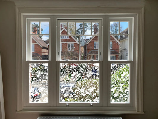 Feltre Floral Patterned Window Film Creative Windows
