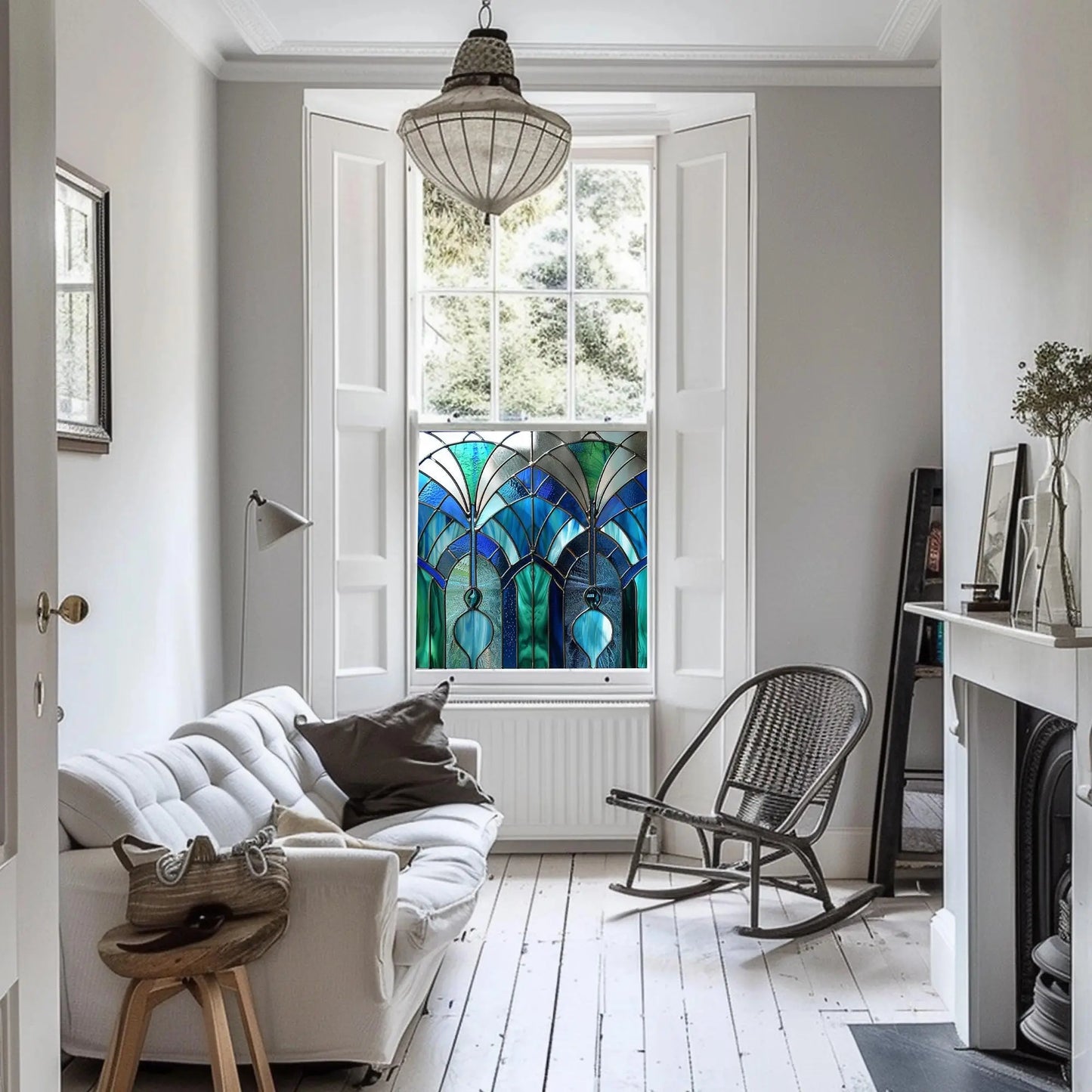 Valdepeñas Stained Glass Window Film For Privacy Creative Windows