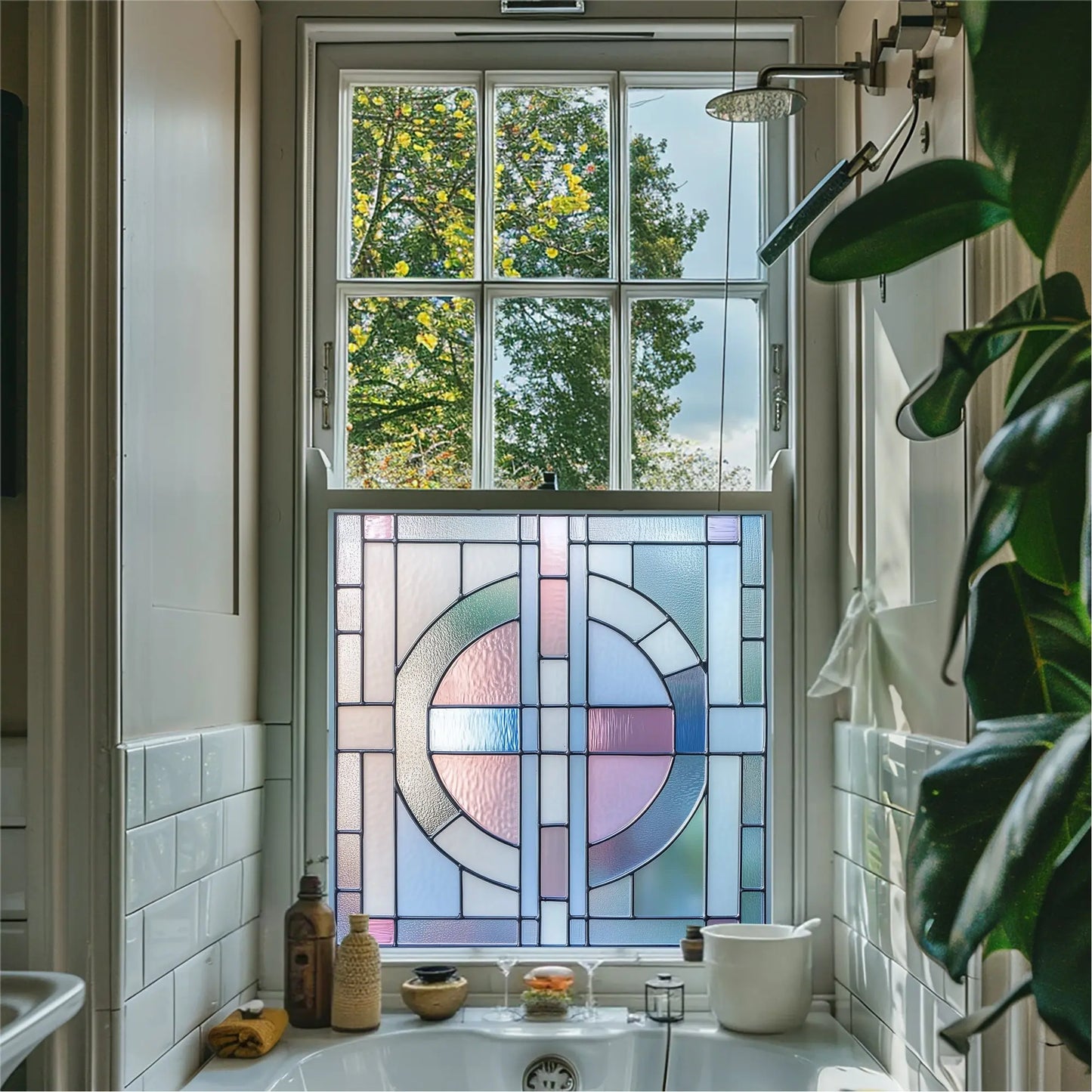 Vintl Stained Glass Privacy Window Film Creative Windows