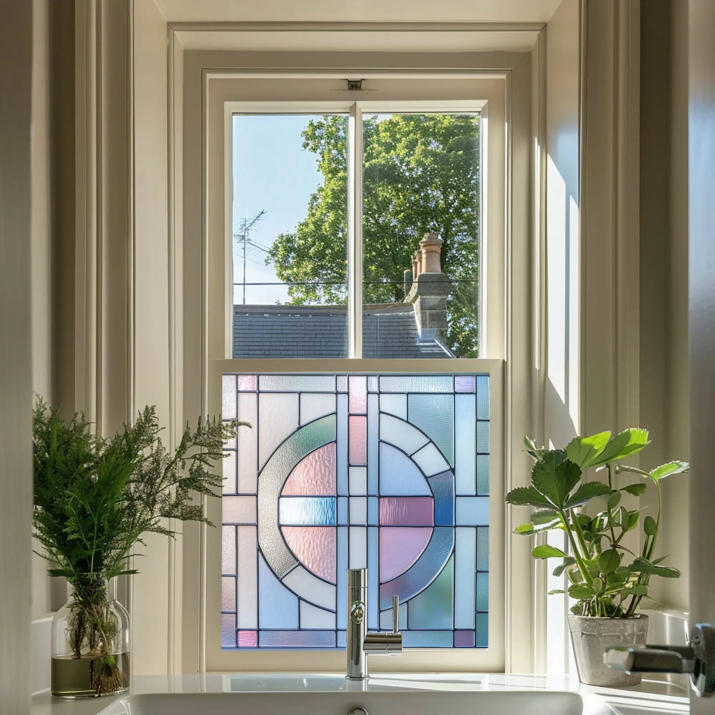 Vintl Stained Glass Privacy Window Film Creative Windows