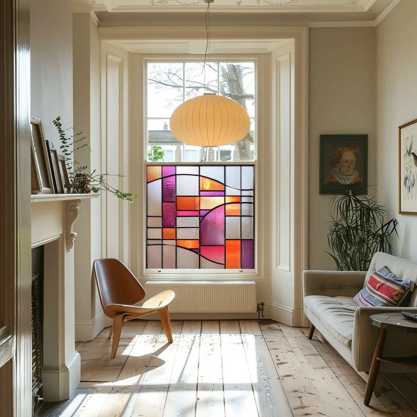 Nuxis Stained Glass Privacy Window Film Creative Windows