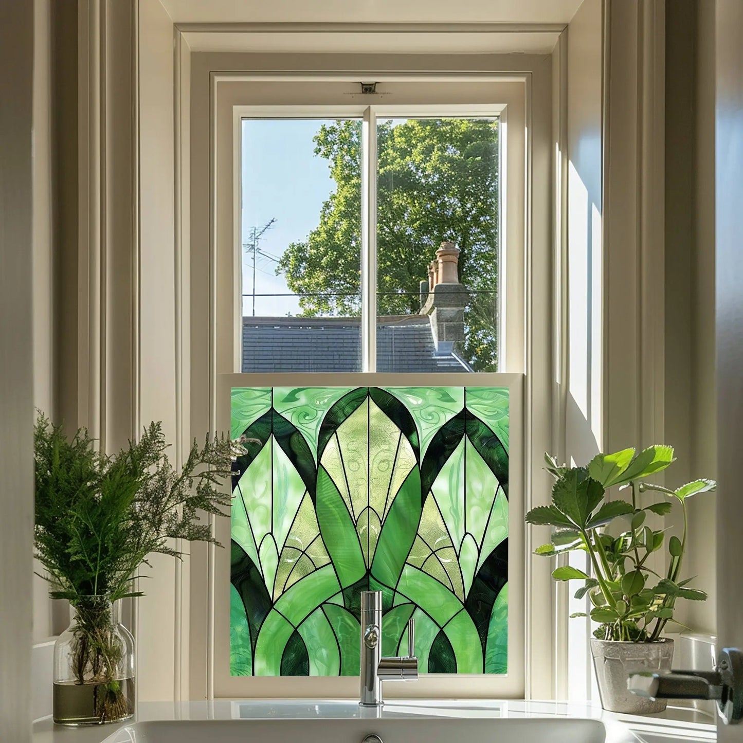 Vignone Art Deco Privacy Window Film Creative Windows