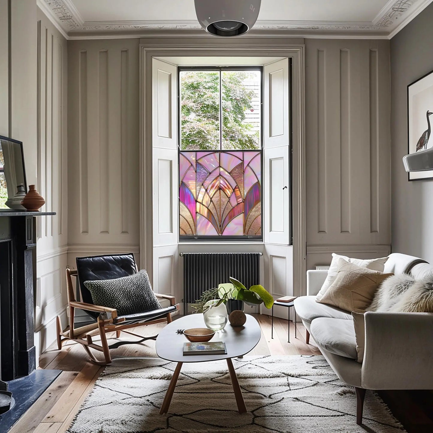 Gijón Stained Glass Privacy Window Film Creative Windows