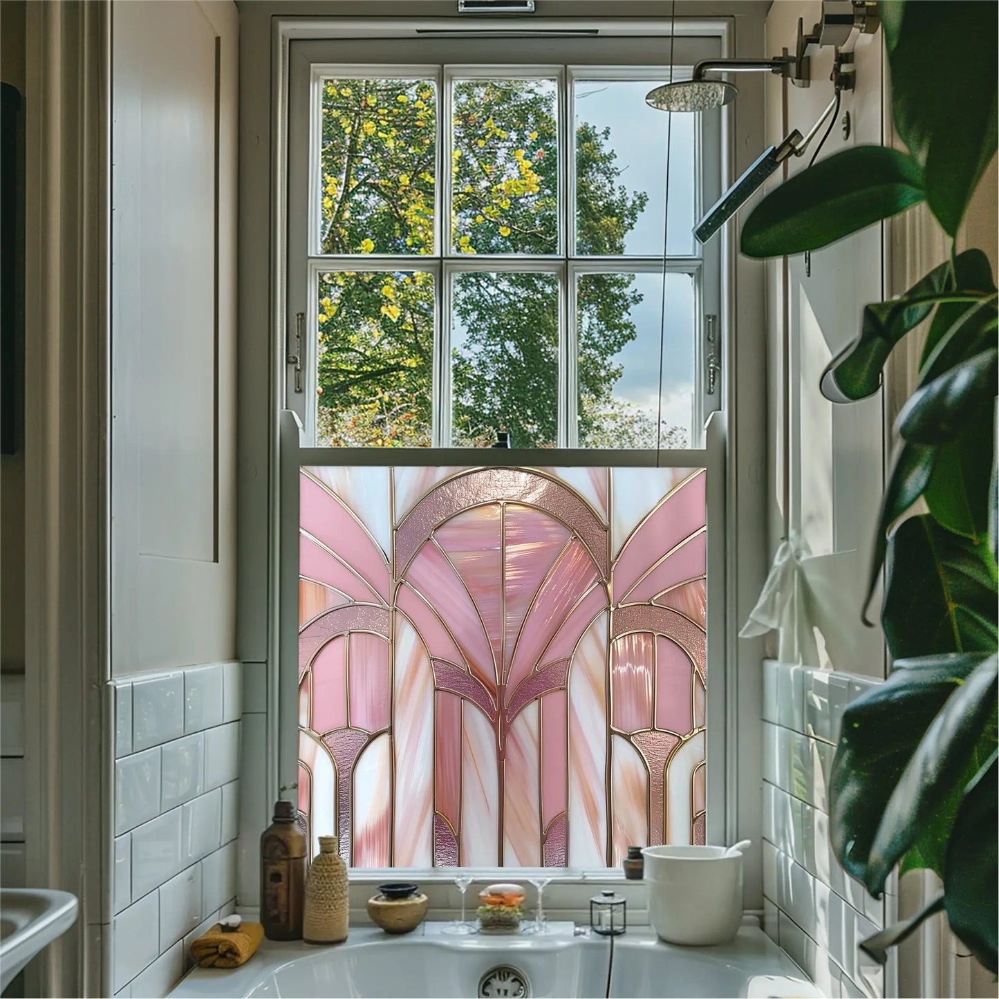 Nurri Stained Glass Privacy Window Film Creative Windows