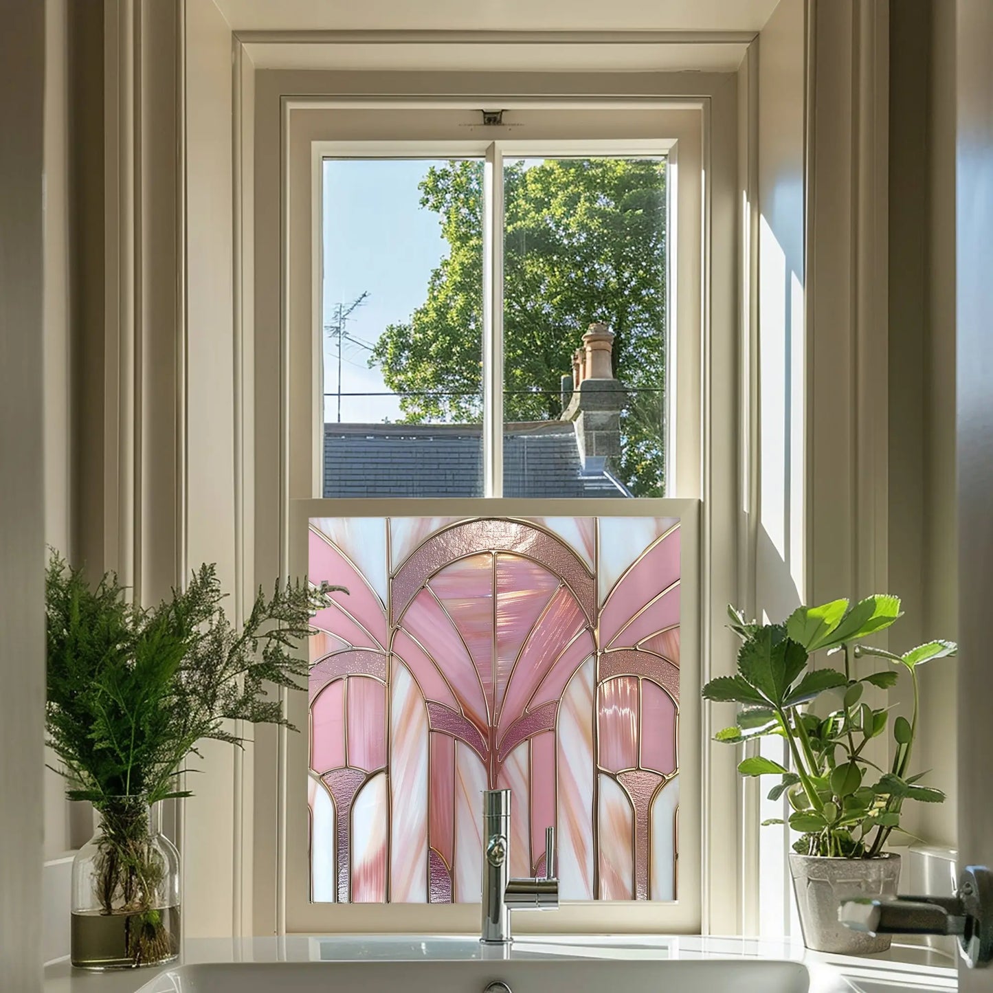 Nurri Stained Glass Privacy Window Film Creative Windows