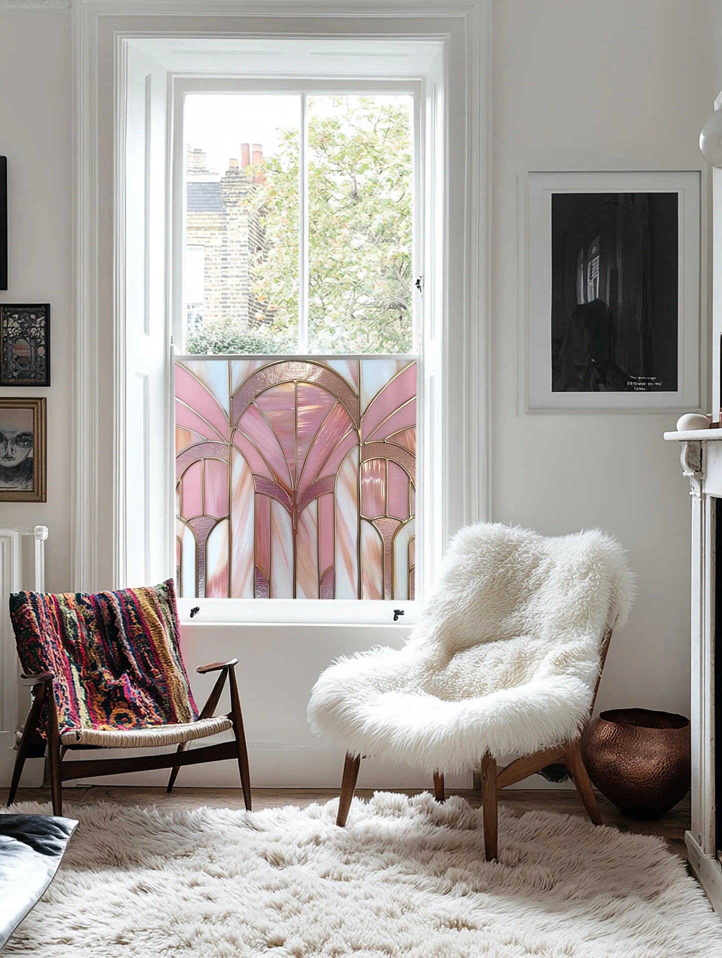 Nurri Stained Glass Privacy Window Film Creative Windows