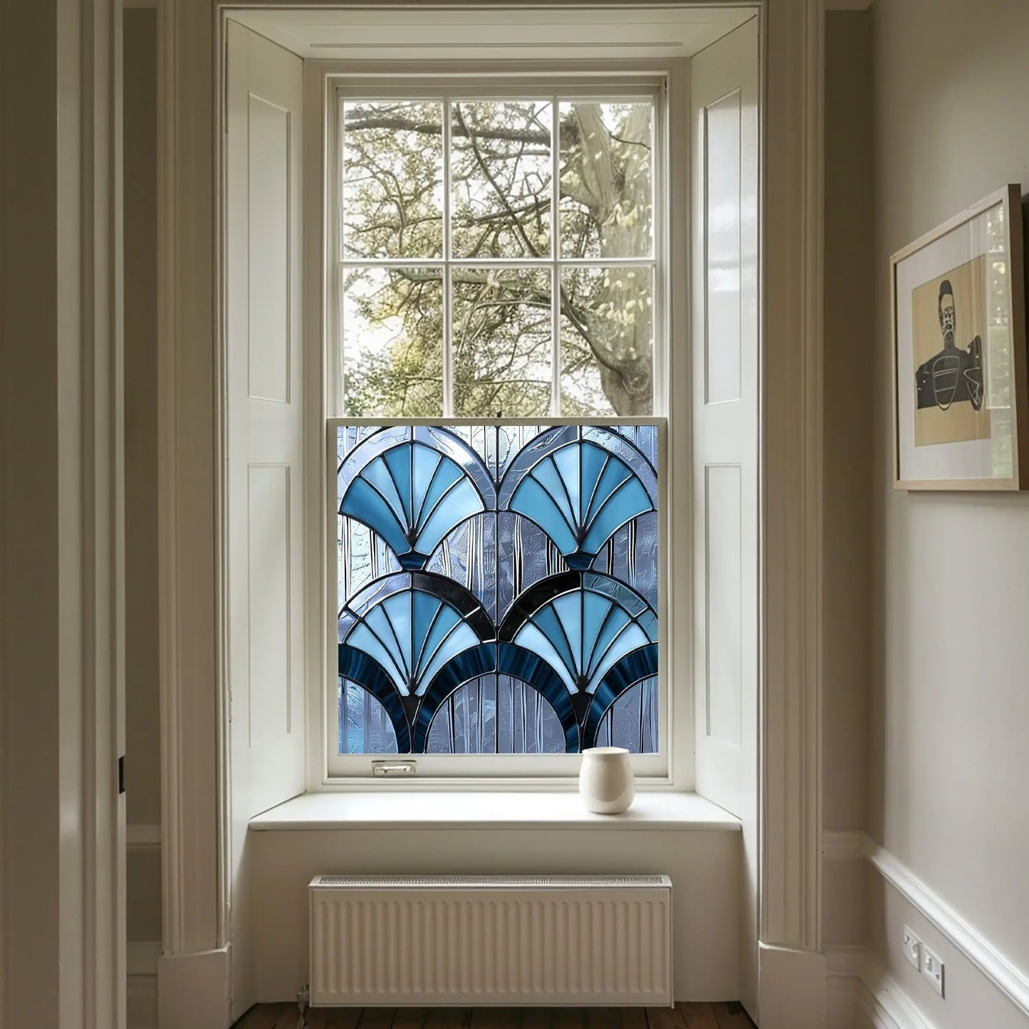 Menconico Stained Glass Privacy Window Film Creative Windows