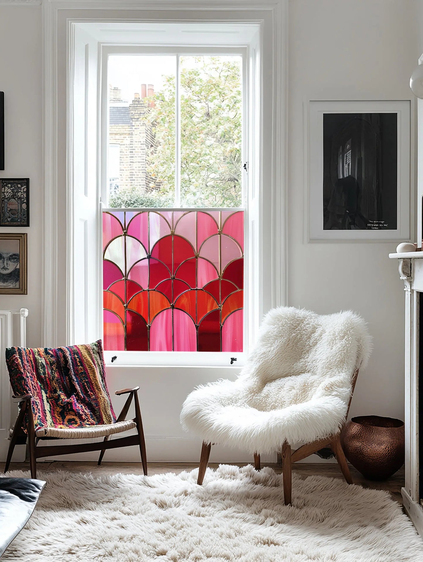 Nus Stained Glass Privacy Window Film Creative Windows