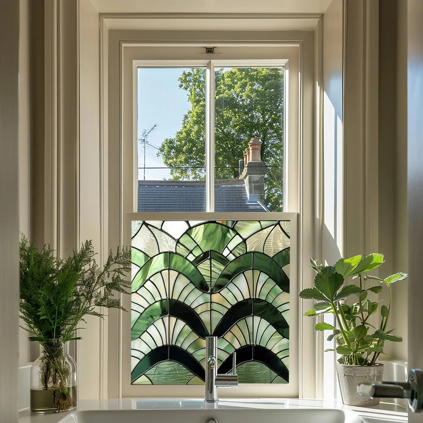 Surbo Stained Glass Window Film Creative Windows