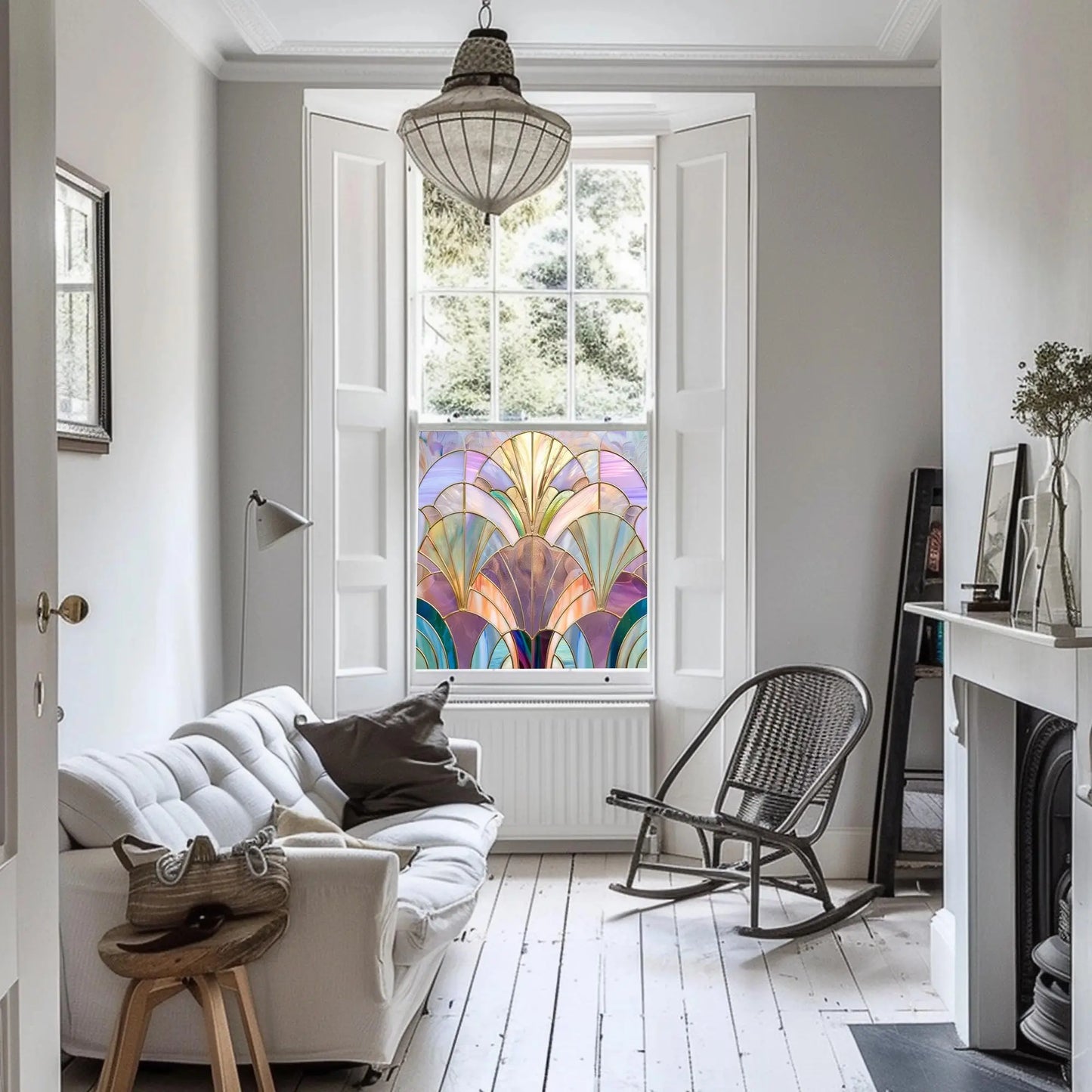 Lenna Privacy Stained Glass Window Film Creative Windows