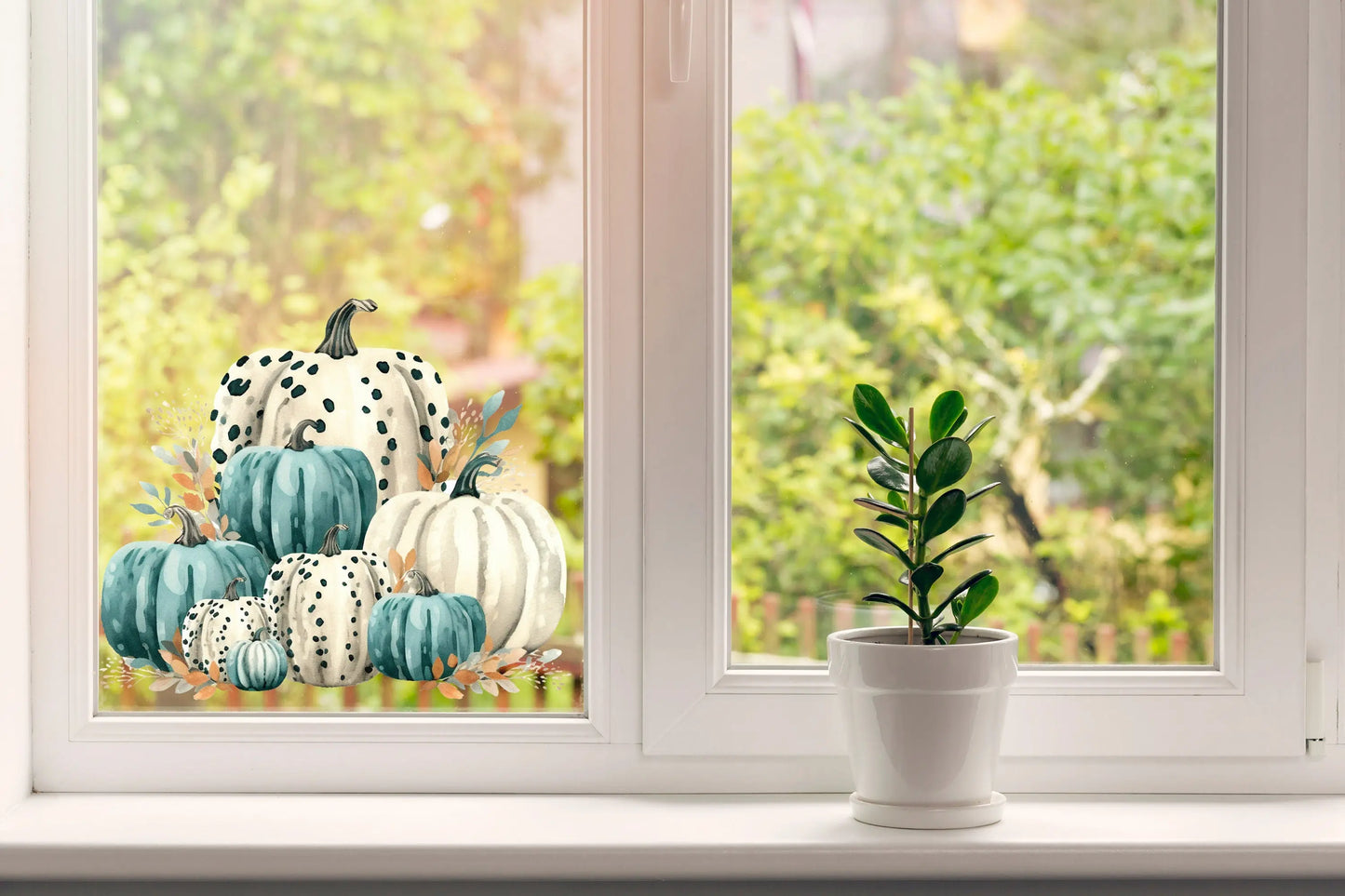 Pumpkin Window Decals Creative Windows