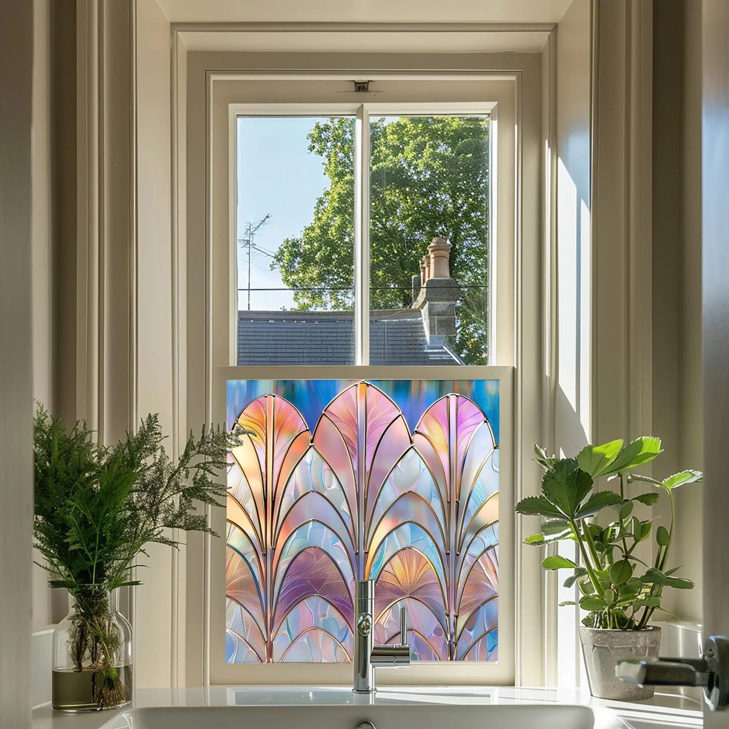 Lenola Privacy Stained Glass Window Film Creative Windows