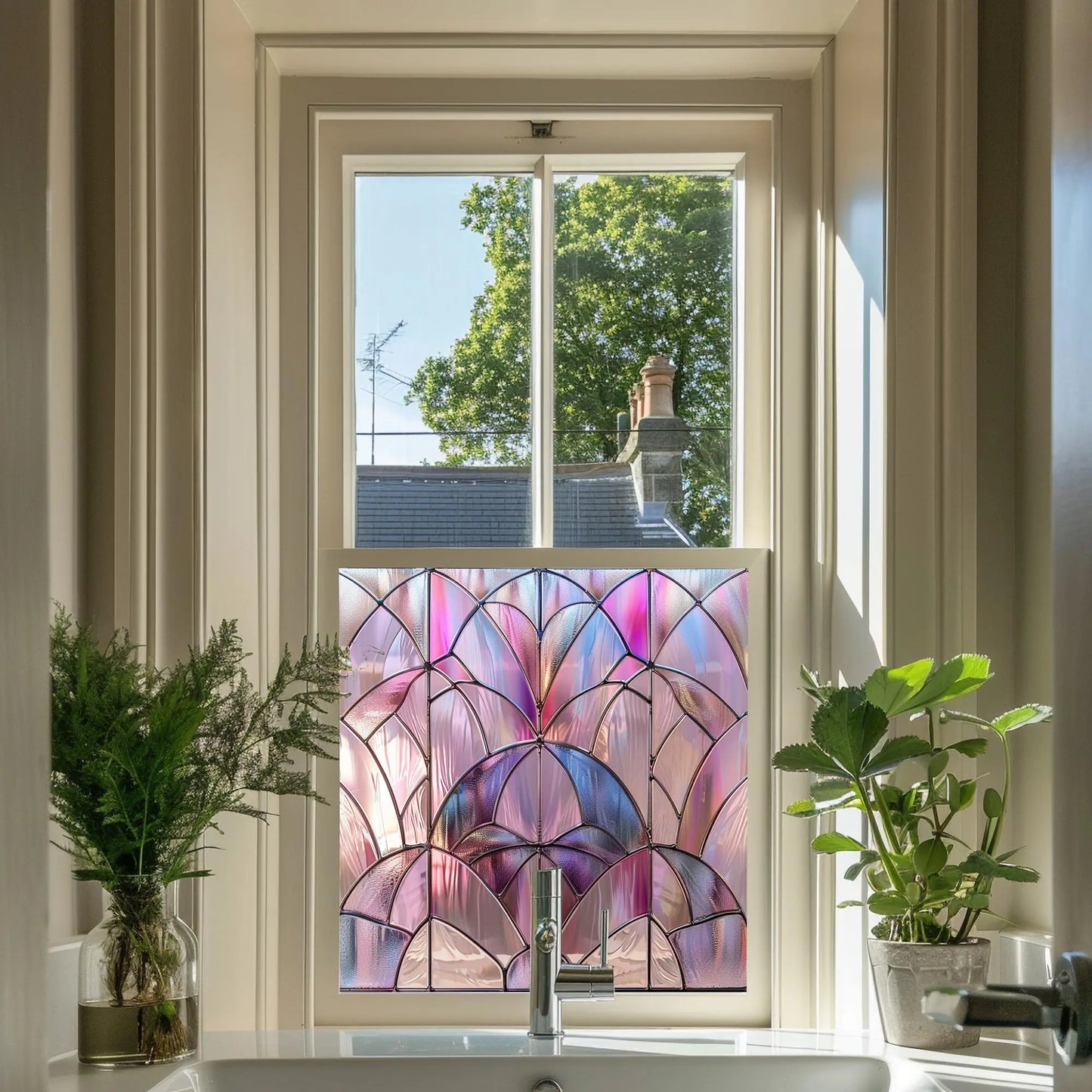 Loculi Stained Glass Privacy Window Film Creative Windows