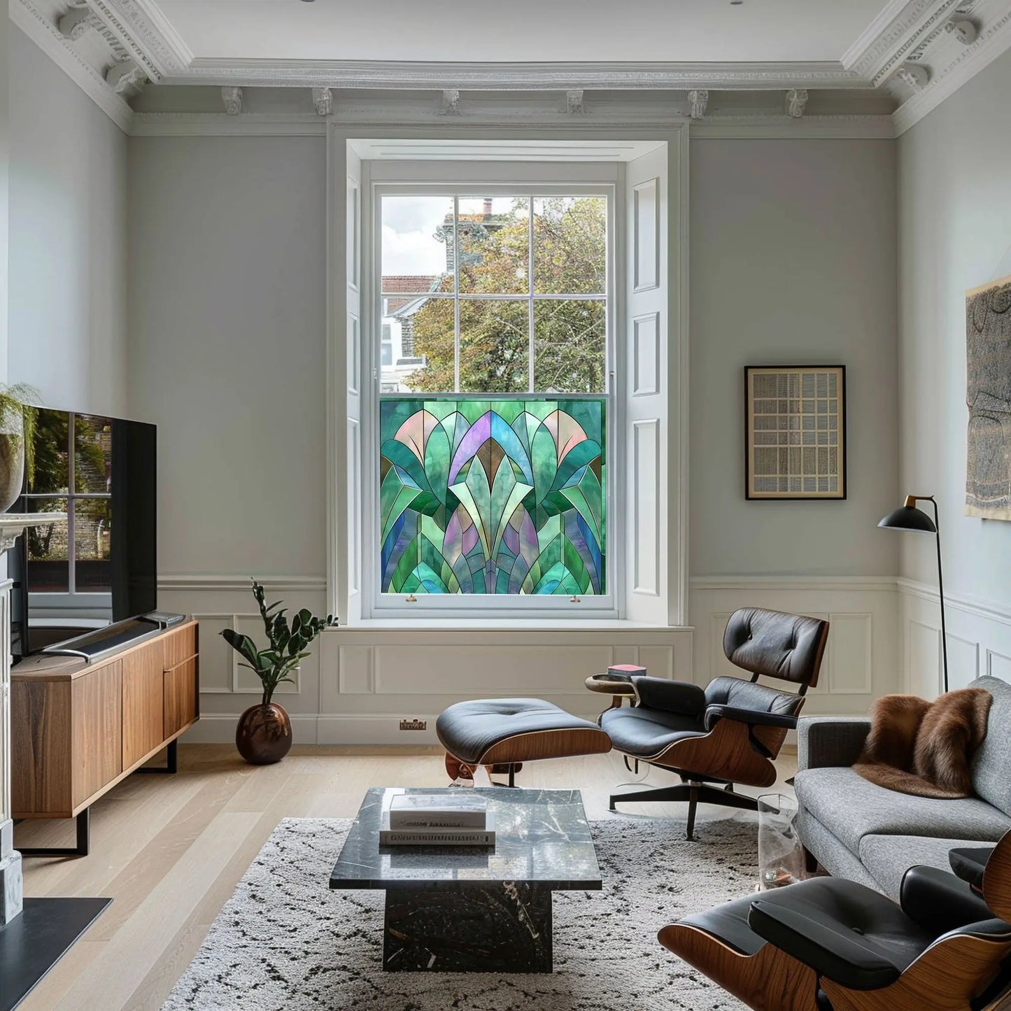 Zollino Stained Glass Window Film Creative Windows