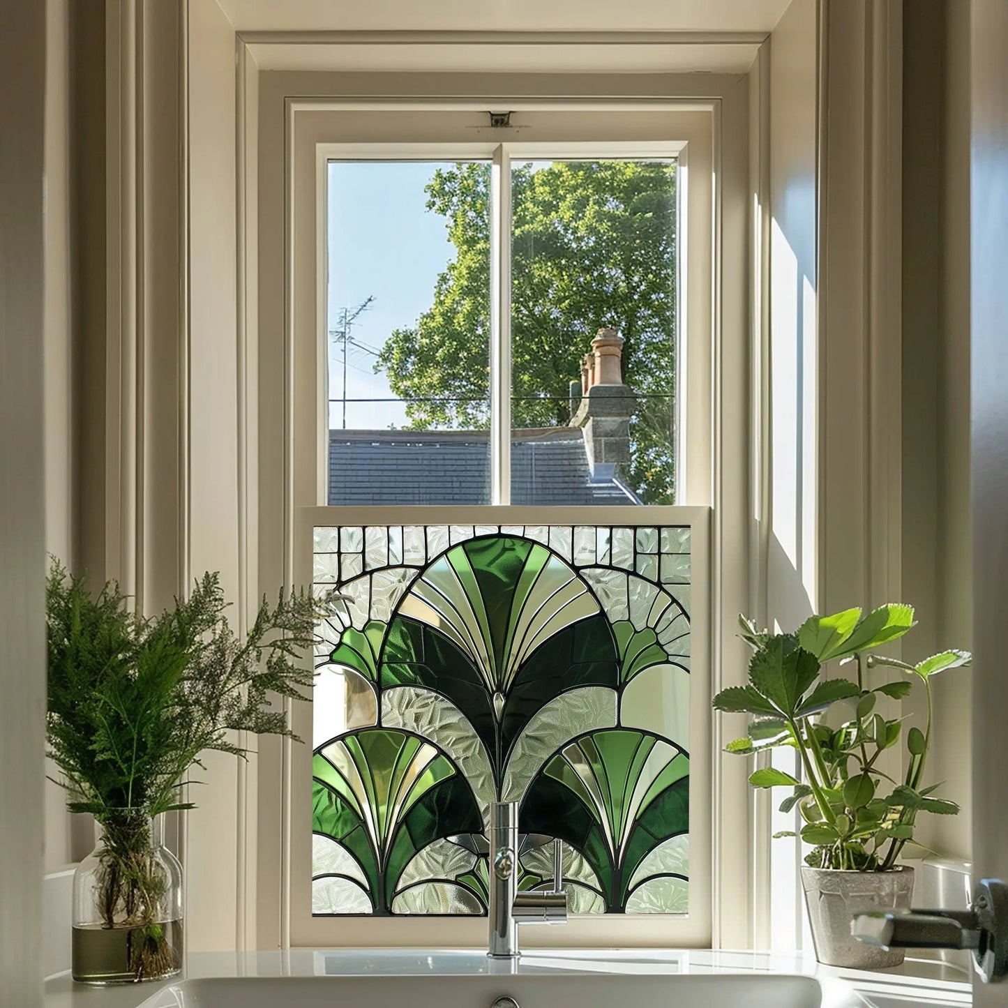 Villorba Privacy Stained Glass Window Film Creative Windows