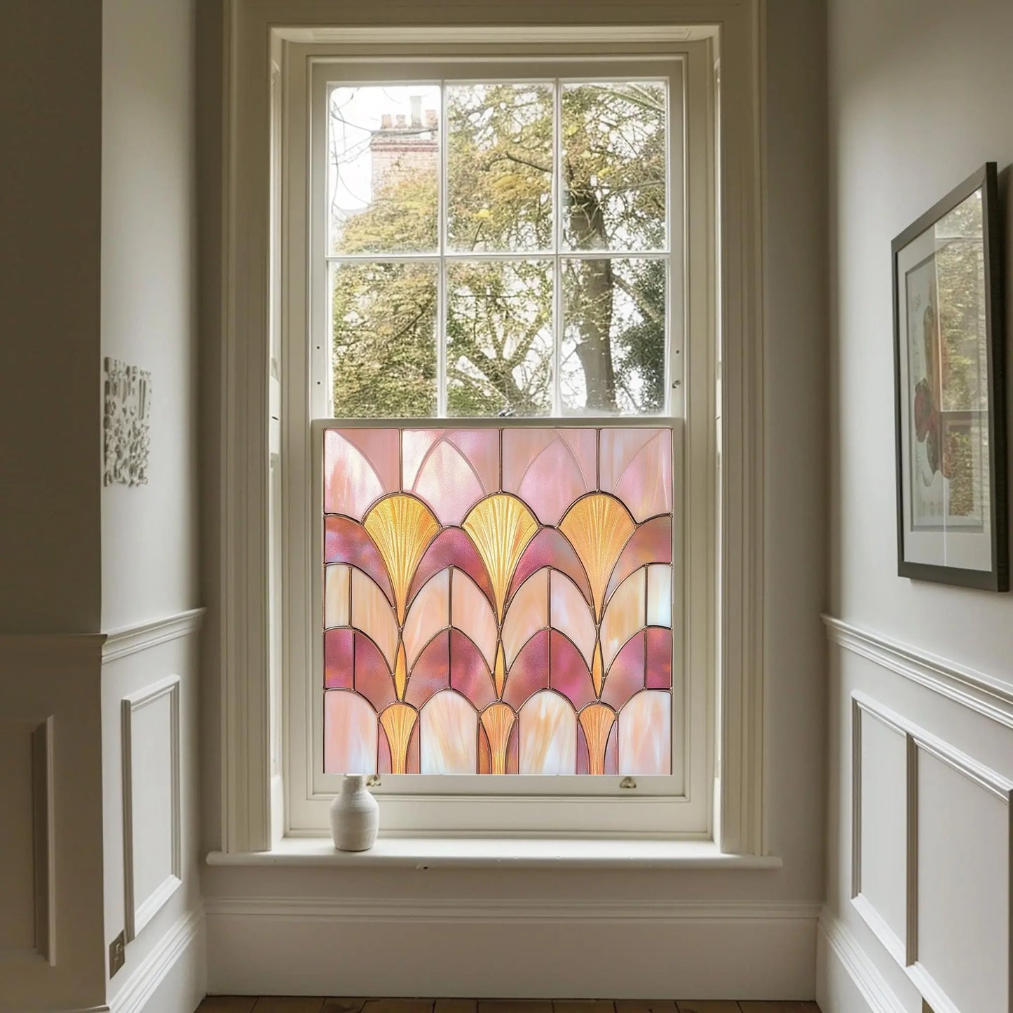 Oratino Stained Glass Privacy Window Film Creative Windows