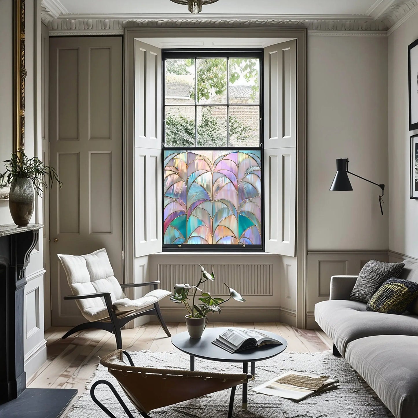 Menaggio Stained Glass Privacy Window Film Creative Windows