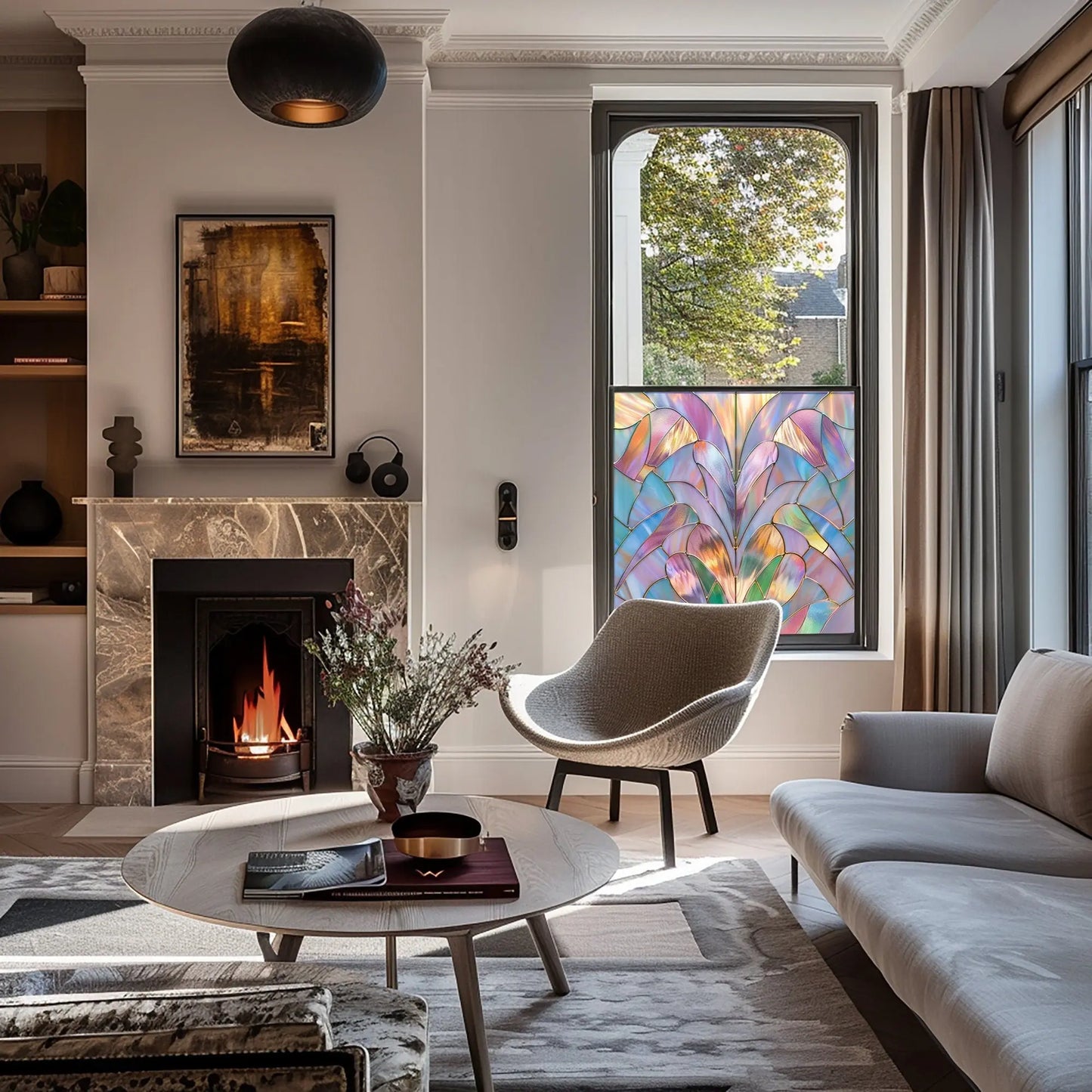 Sumirago Stained Glass Window Film Creative Windows