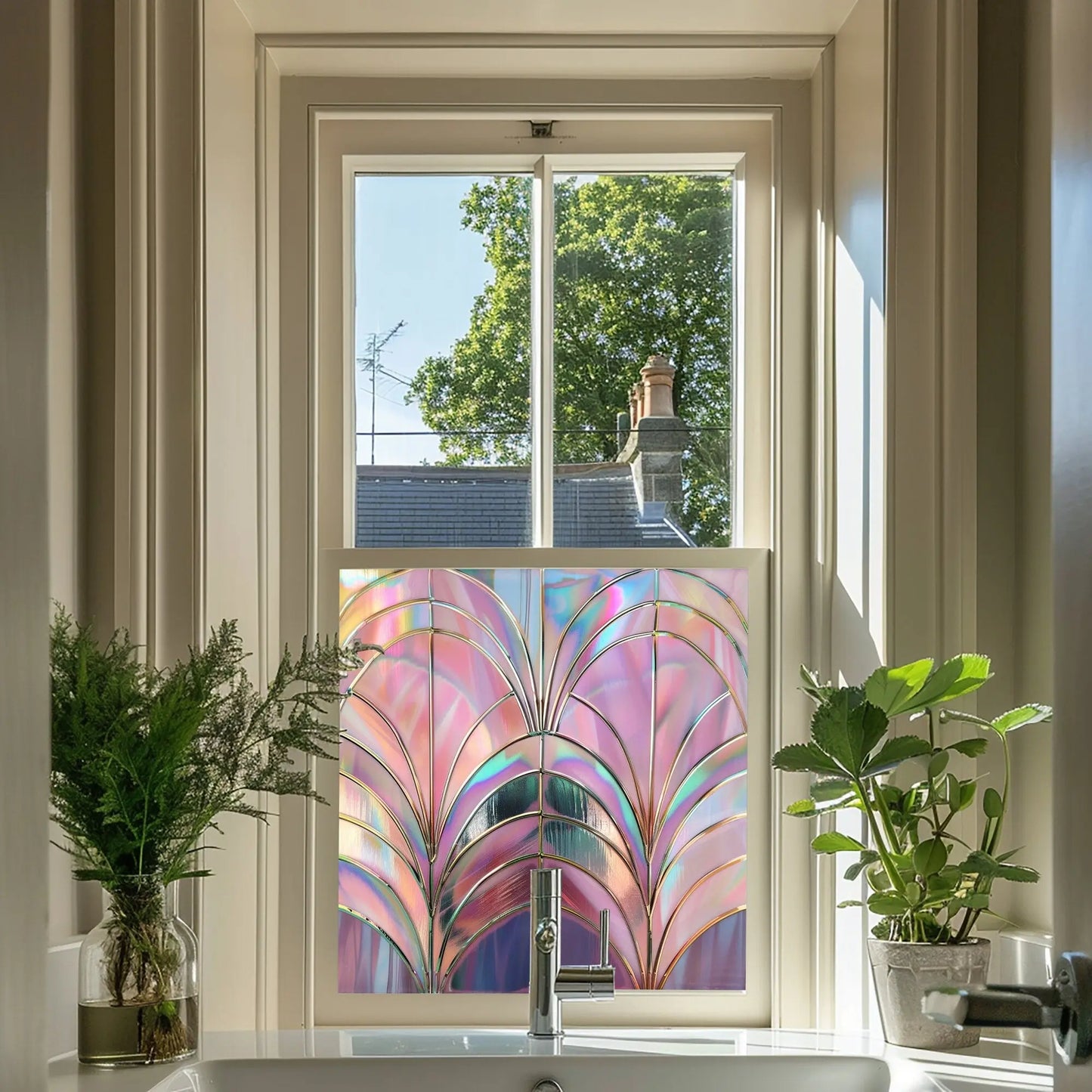 Uzzano Privacy Stained Glass Window Film Creative Windows