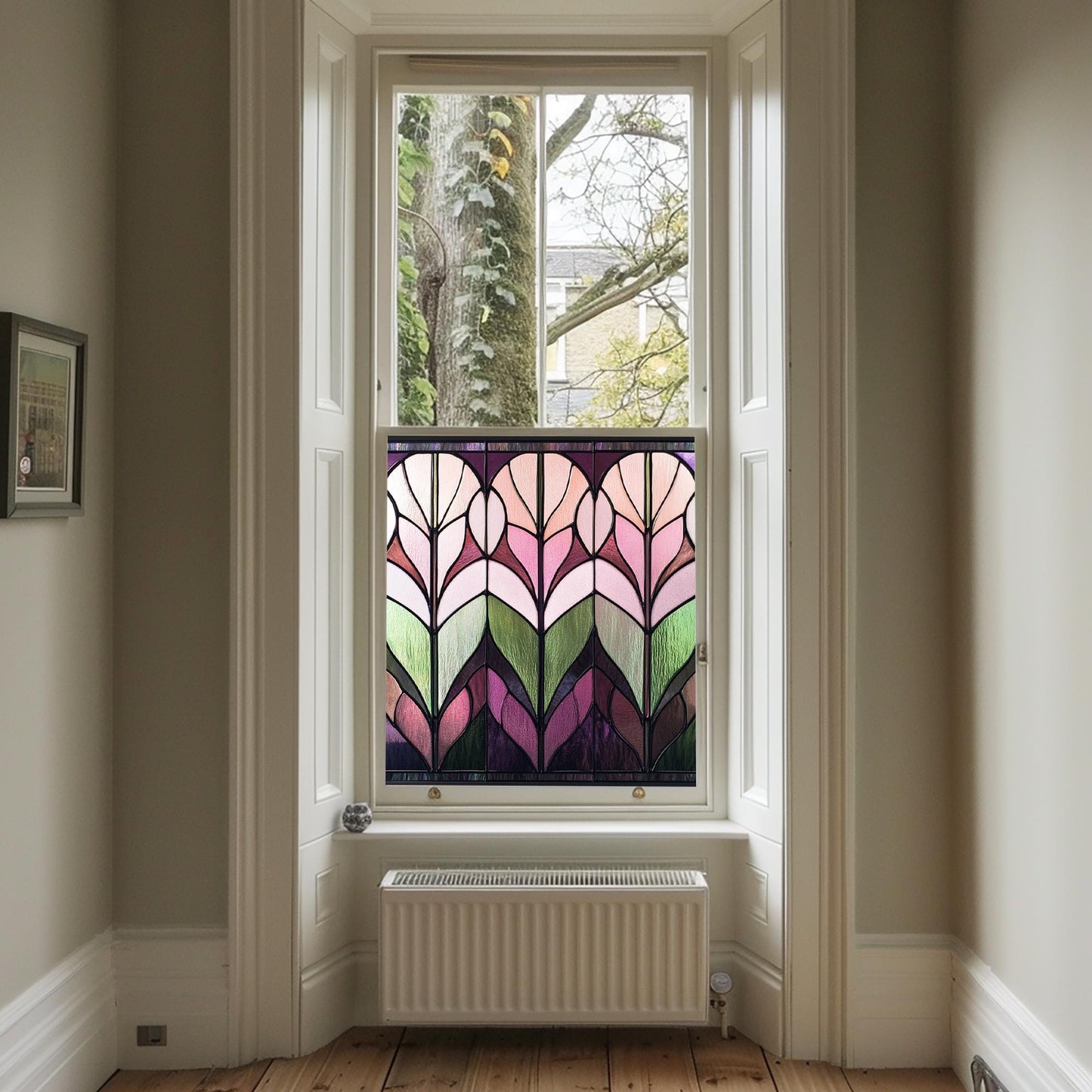 Window Film, Privacy Window Film, Art Deco Window Film, Decorative Window Film, Window, Front Door Window Film, Stained Glass Window Film Creative Windows