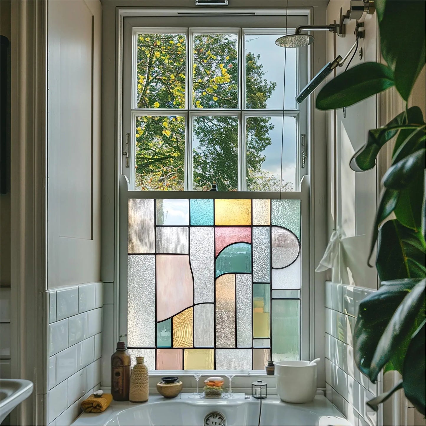 Arcene Privacy Stained Glass Window Film Creative Windows
