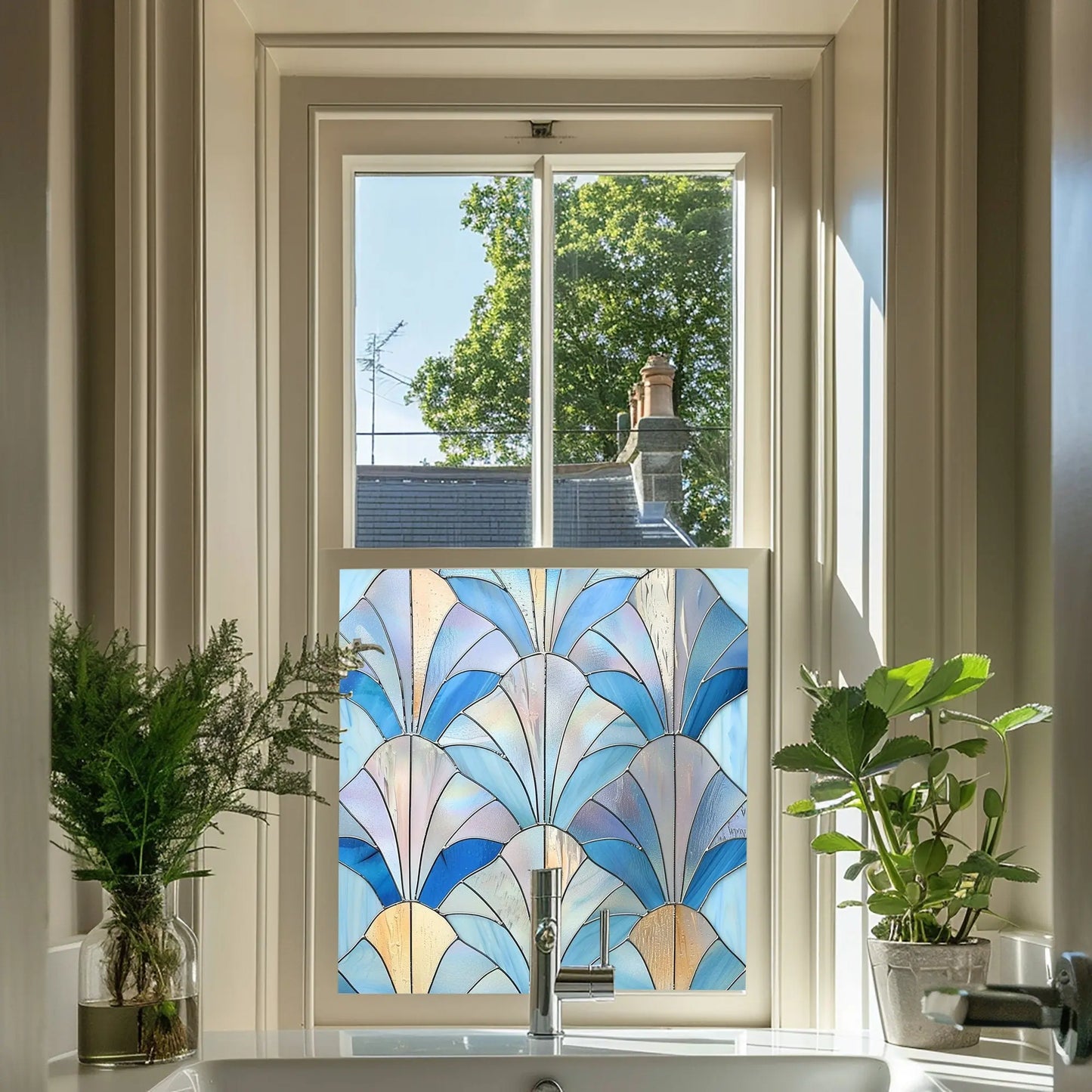 Zevio Stained Glass Window Film Creative Windows