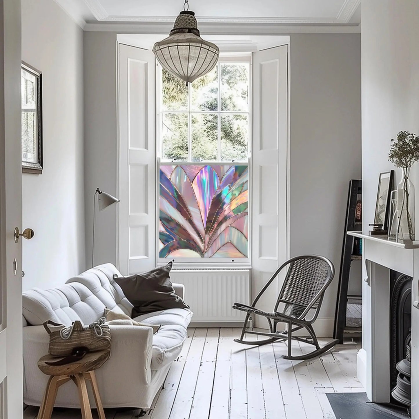 Alezio Privacy Stained Glass Window Film Creative Windows