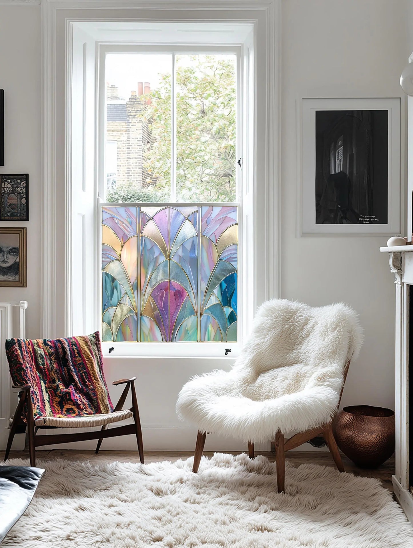 Aragona Stained Glass Privacy Window Film Creative Windows