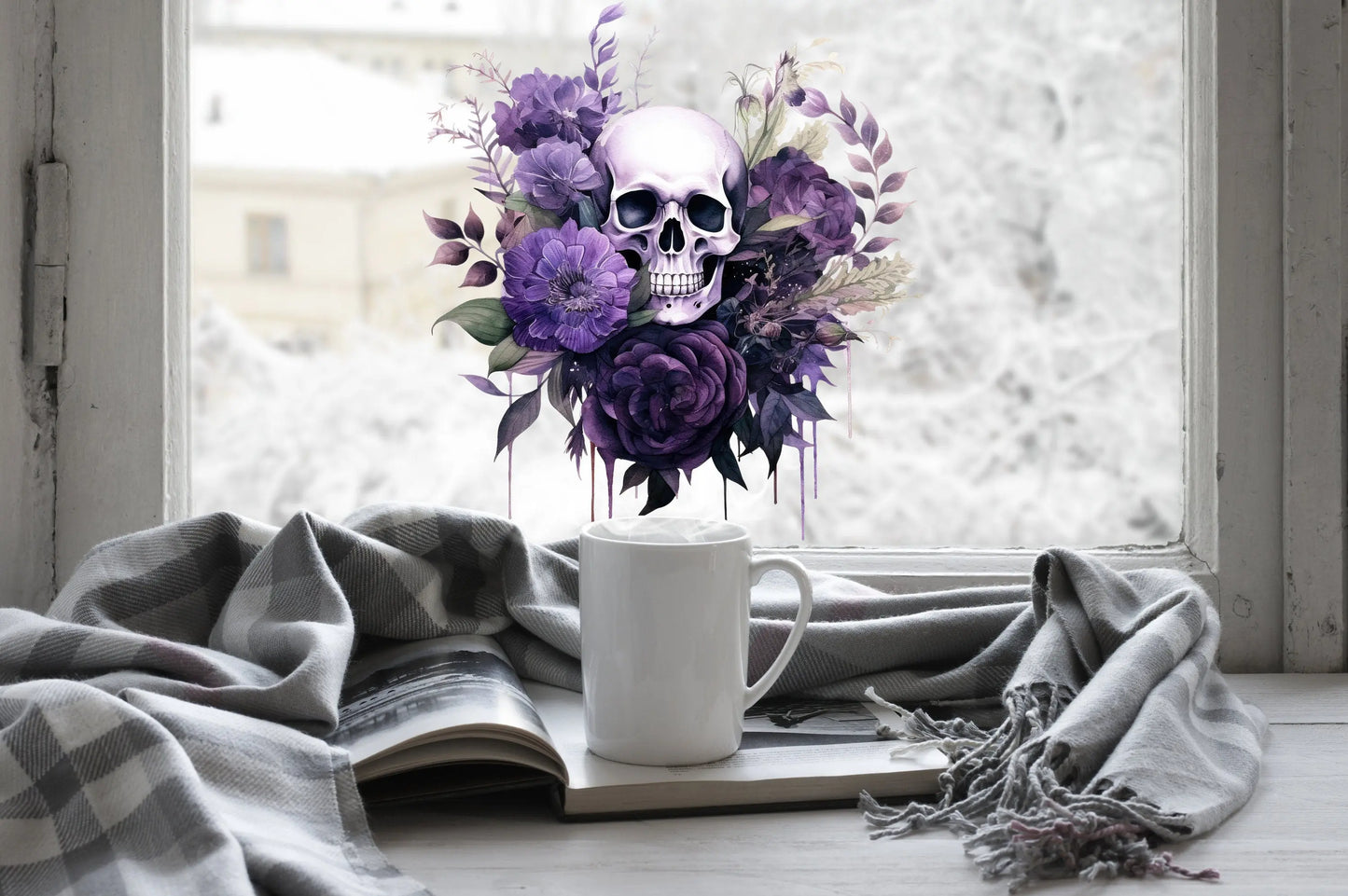 Gothic Halloween Window Decals for Spooky Decor Creative Windows