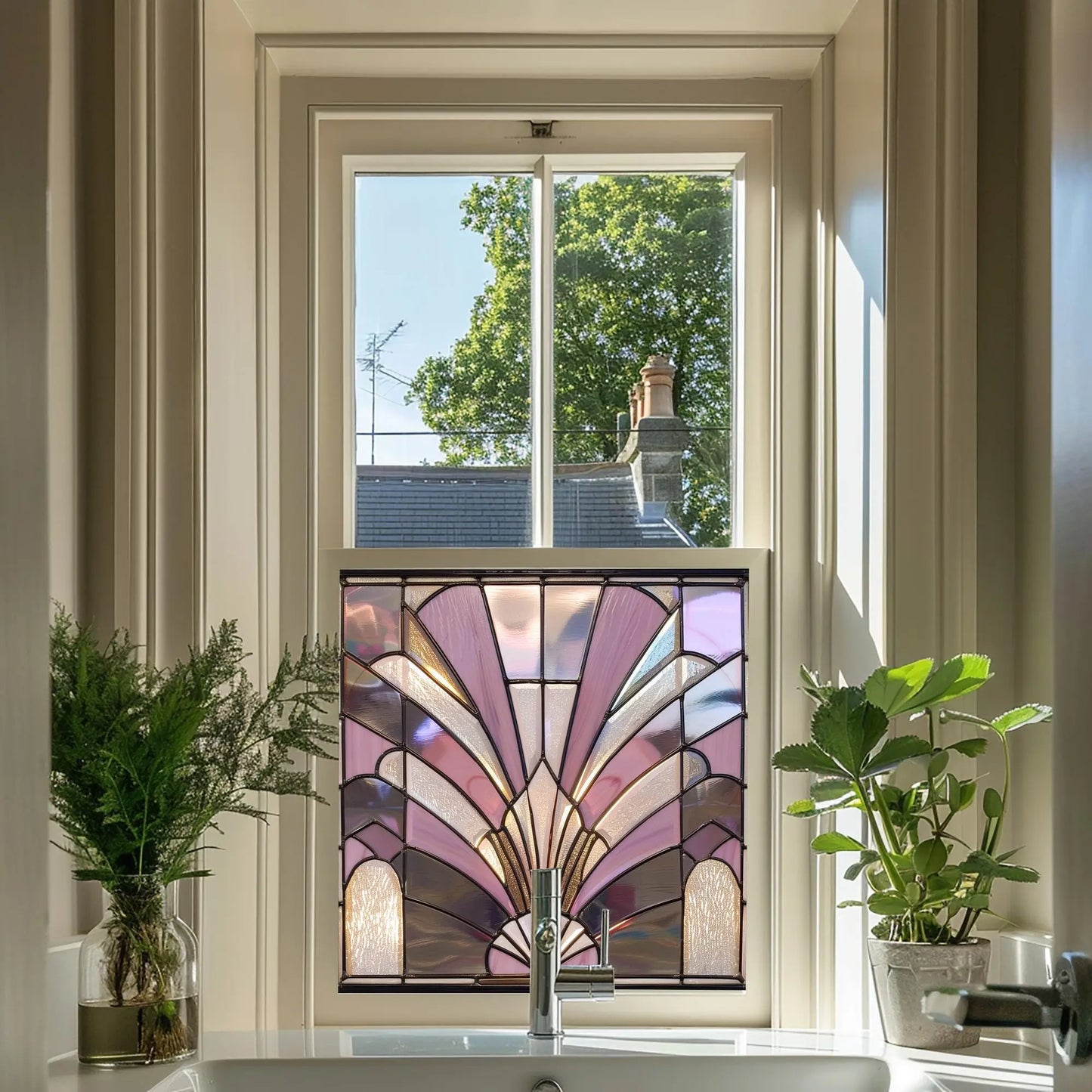 Leinì Privacy Stained Glass Window Film Creative Windows