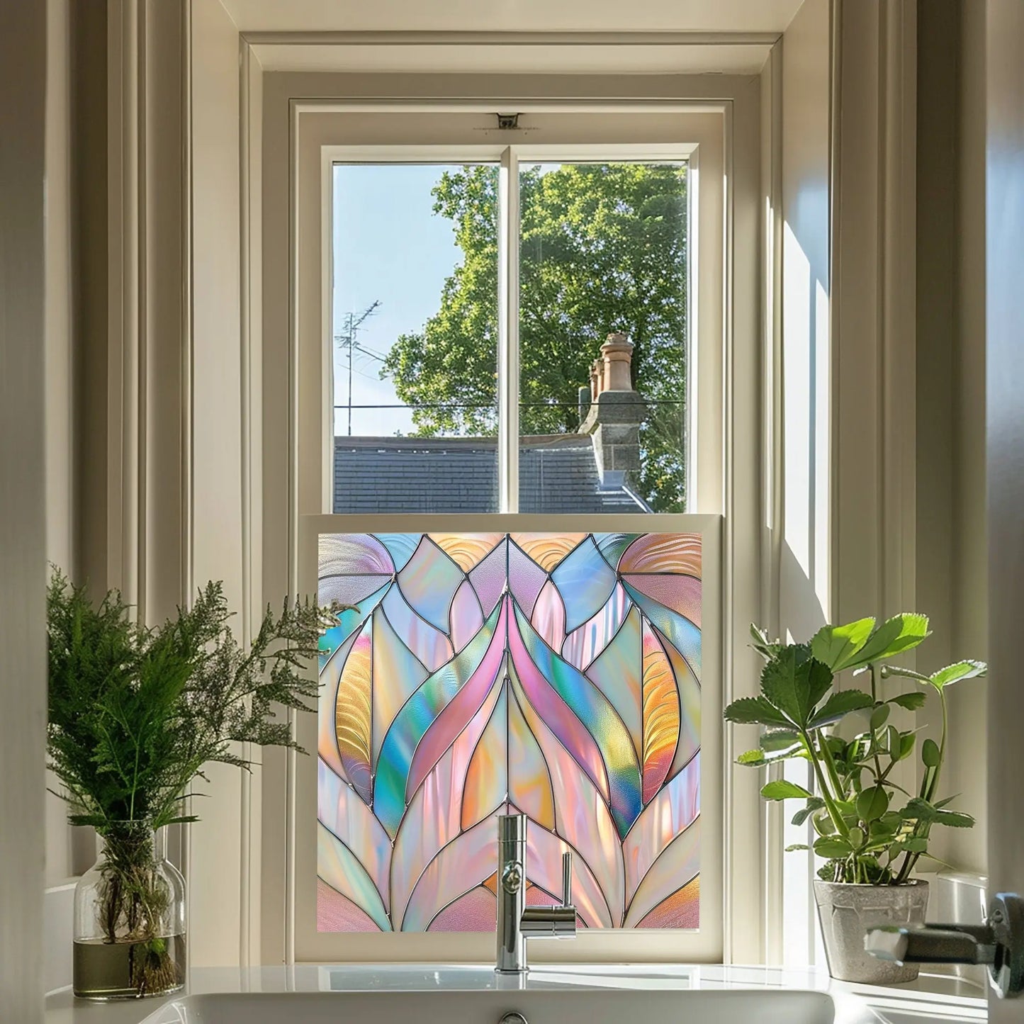 Volvera Privacy Stained Glass Window Film Creative Windows