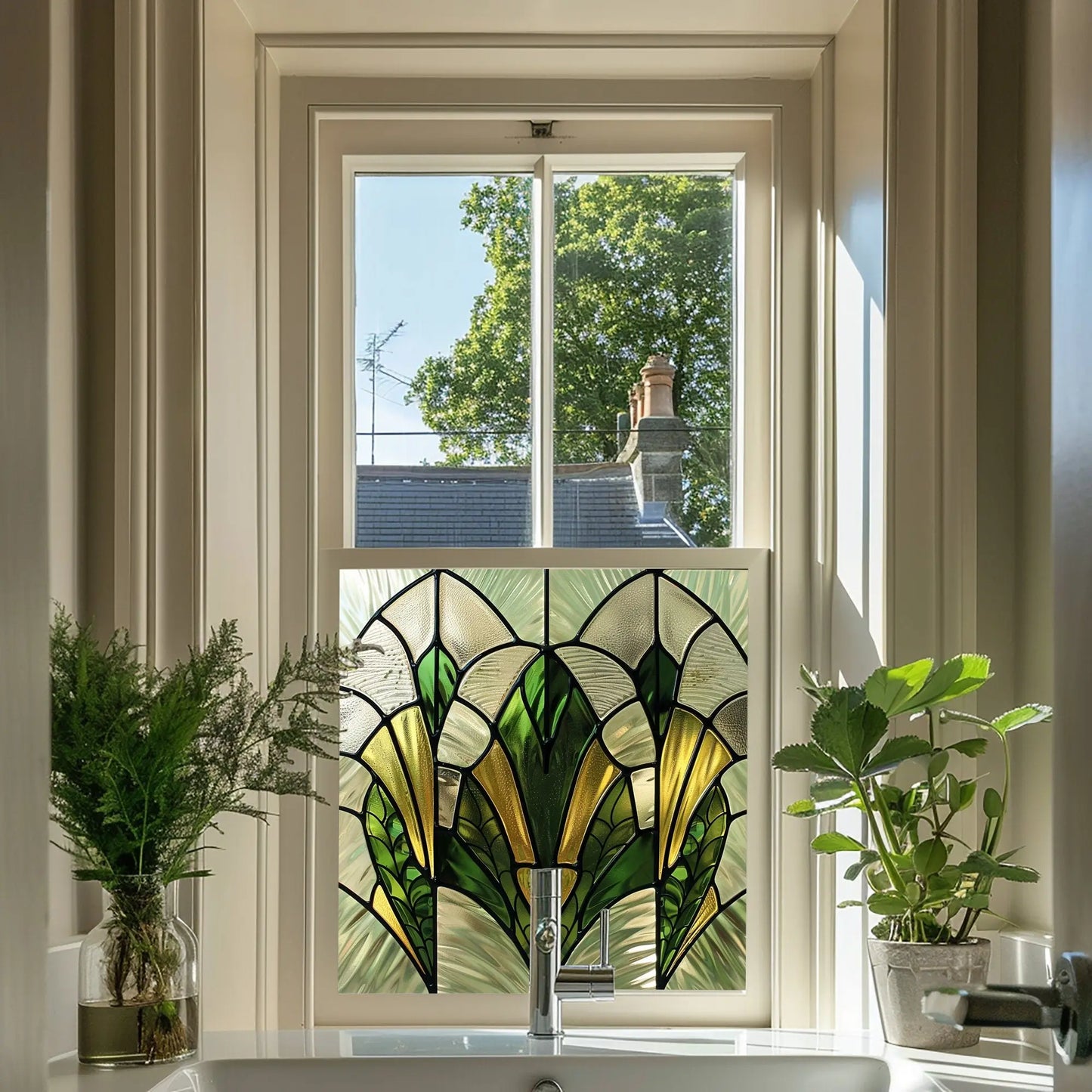 Nesso Privacy Stained Glass Window Film Creative Windows