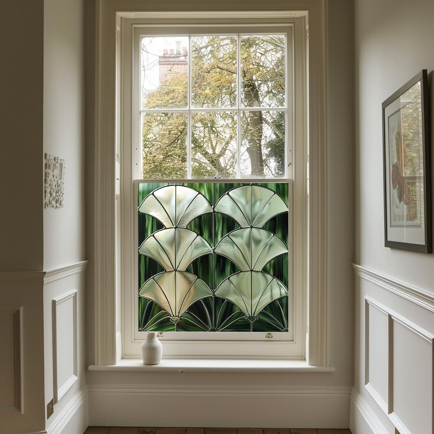 Privacy Window Film, Privacy Window Film Green, Privacy Window Film Stained Glass, Window Film Privacy, Window Film For Bathroom Creative Windows