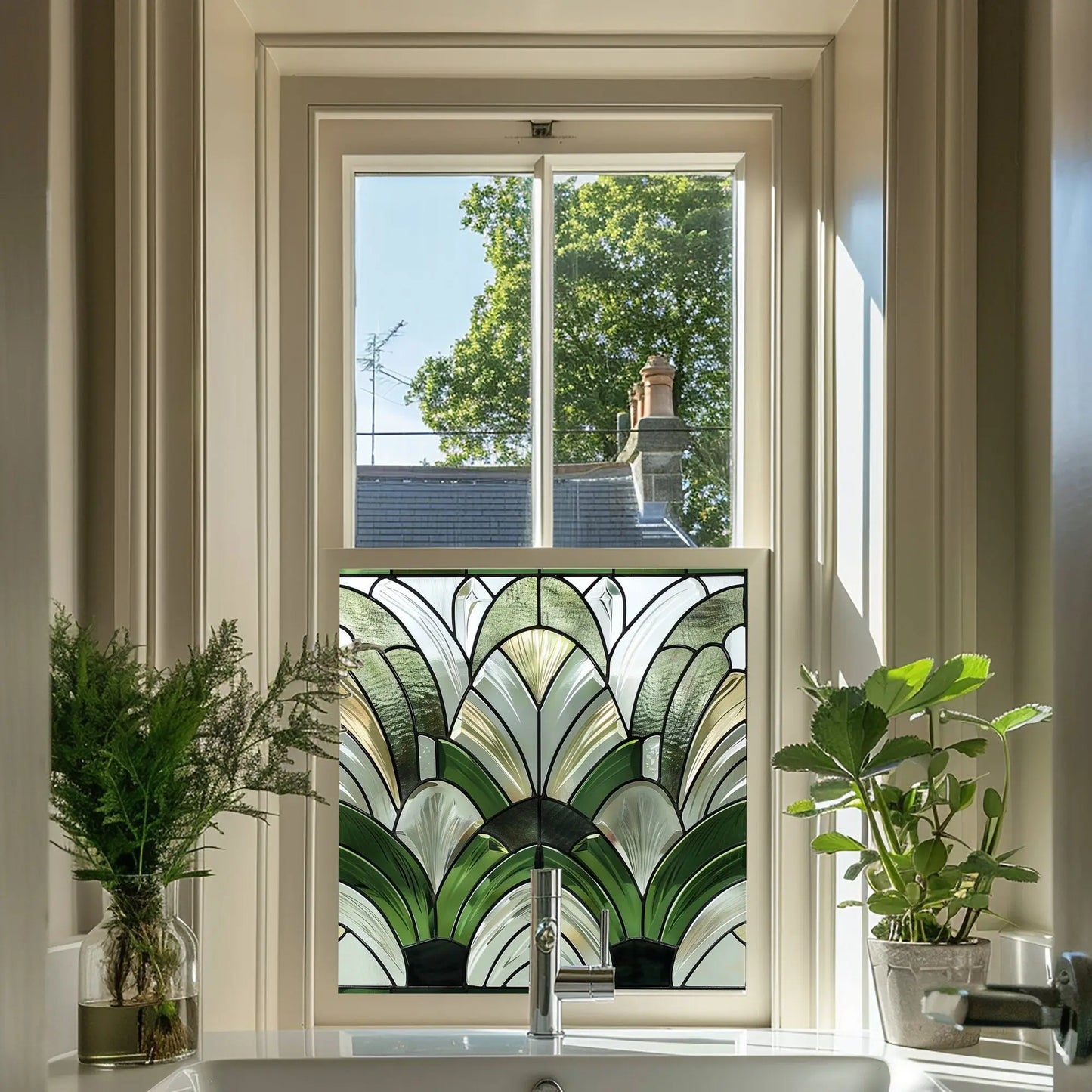 Villesse Privacy Stained Glass Window Film Creative Windows