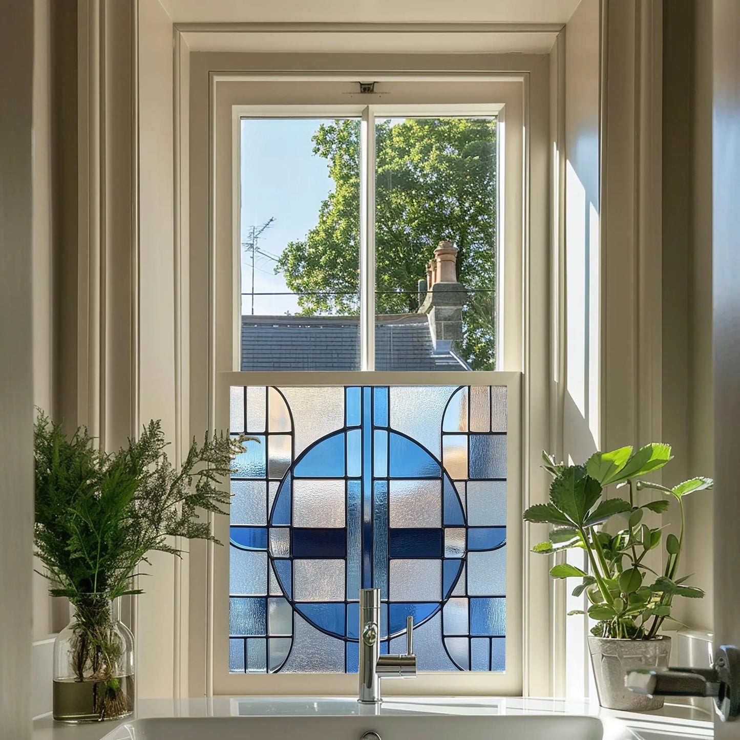 Sefro Stained Glass Privacy Window Film Creative Windows