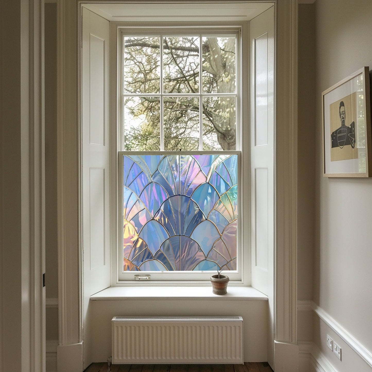 Art Deco Window Film, Privacy Window Film, Window Film, Decorative Window Film, Patterned Window Film, Coloured Window Film, Stained Glass Creative Windows
