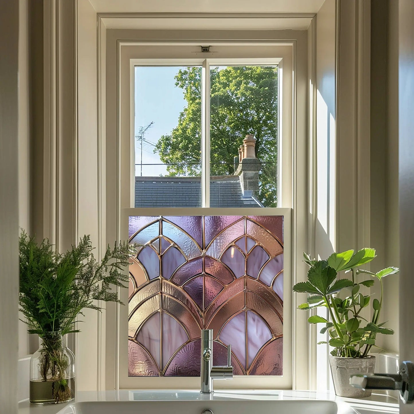 Zoagli Stained Glass Window Film Creative Windows