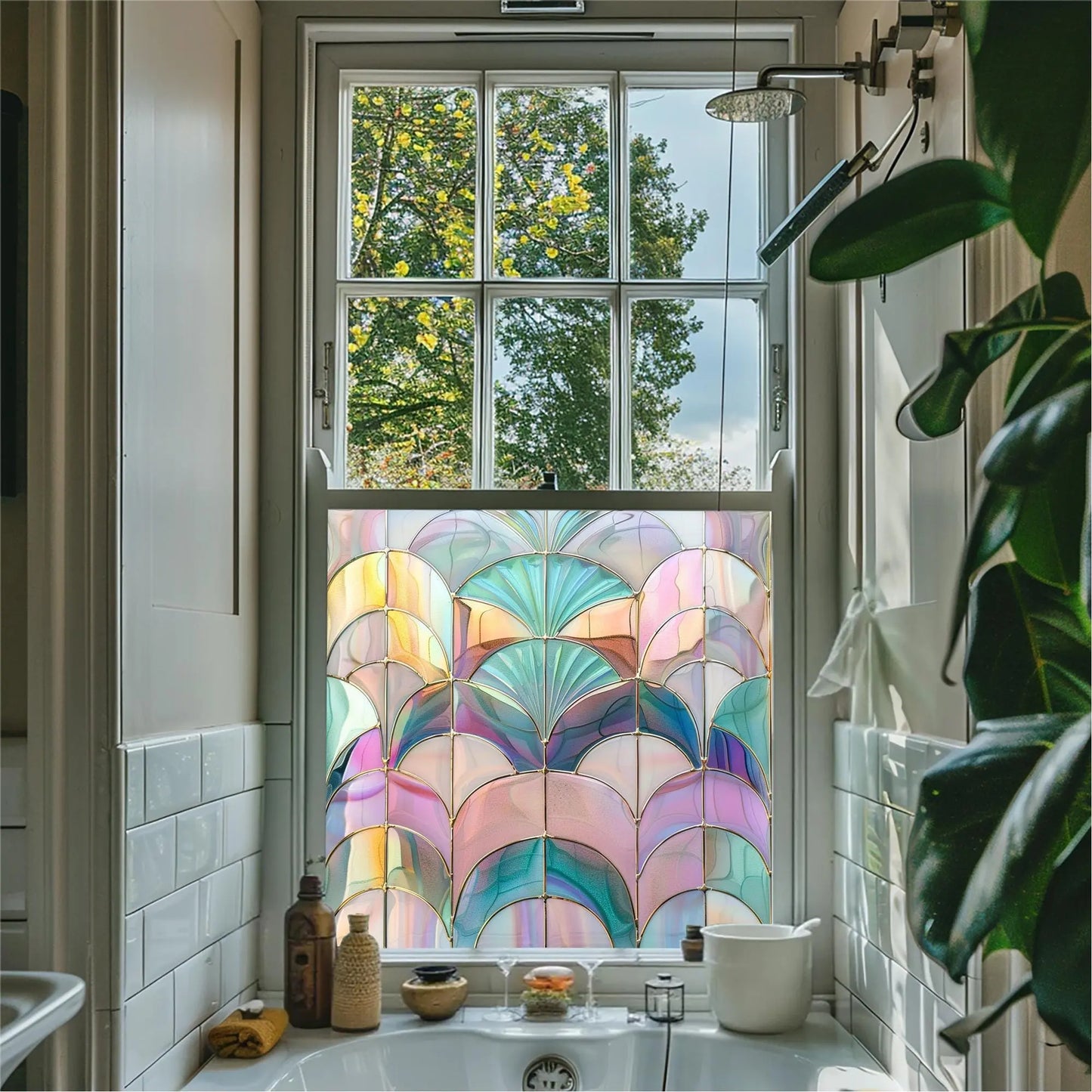 Ales Stained Glass Privacy Window Film Creative Windows