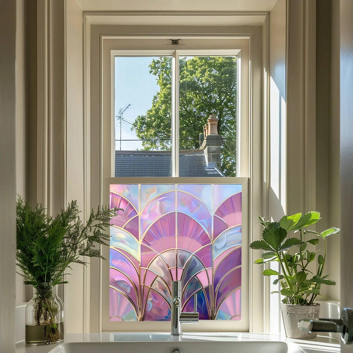 Zeme Stained Glass Window Film Creative Windows