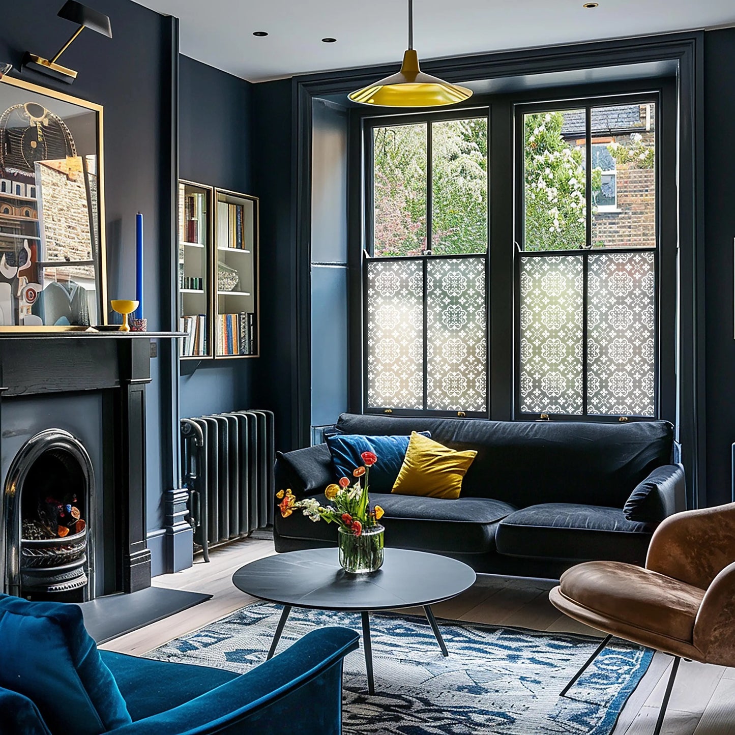 Navelli Frosted Patterned Privacy Window Film Creative Windows